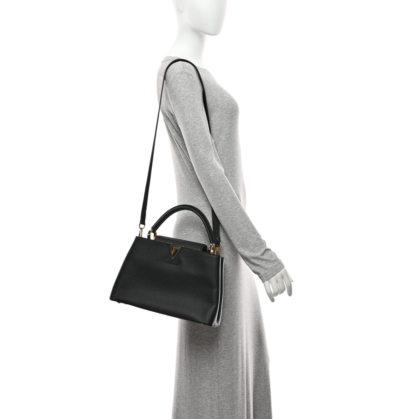 Taurillon Capucines PM Black