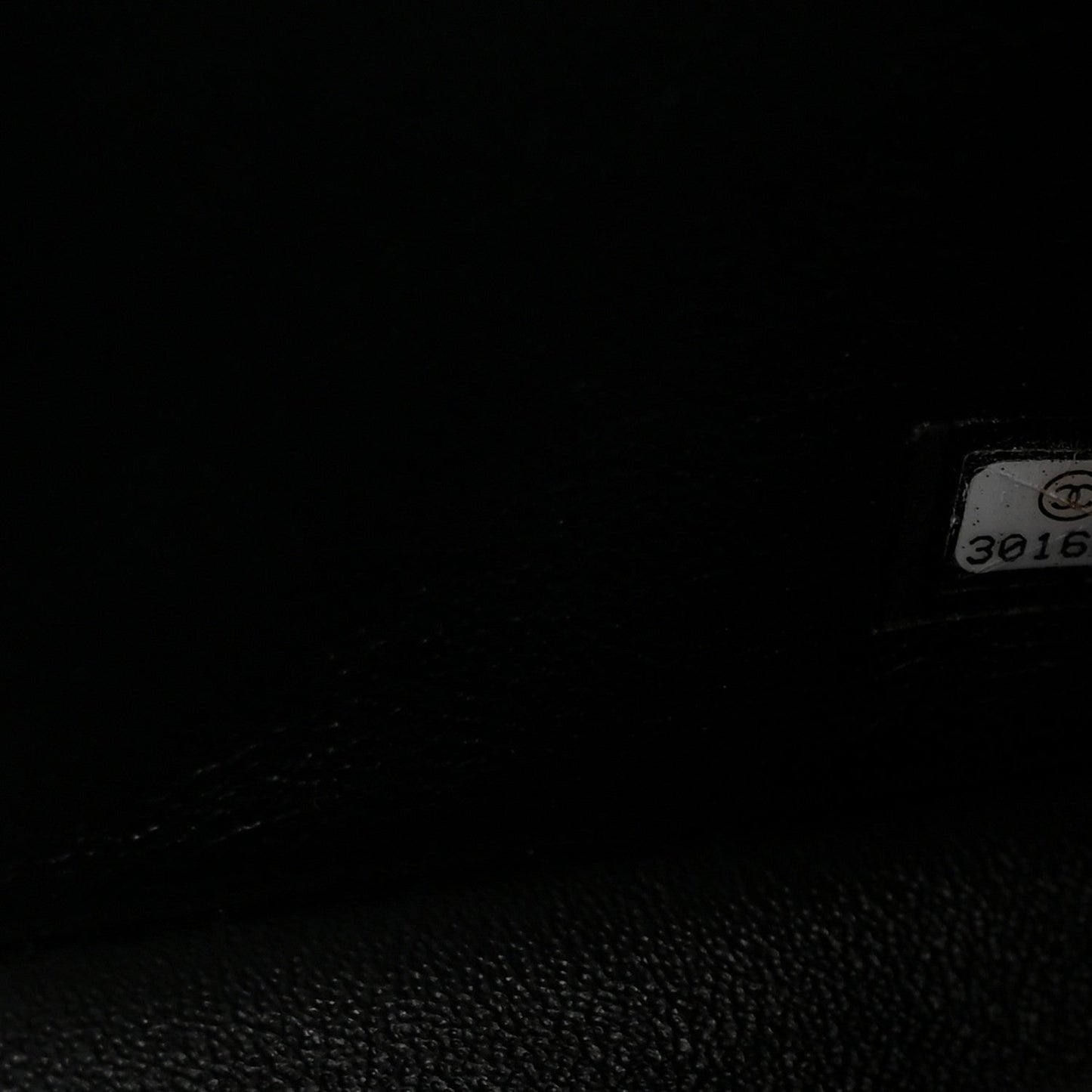 Lambskin Quilted Mini Rectangular Flap Black
