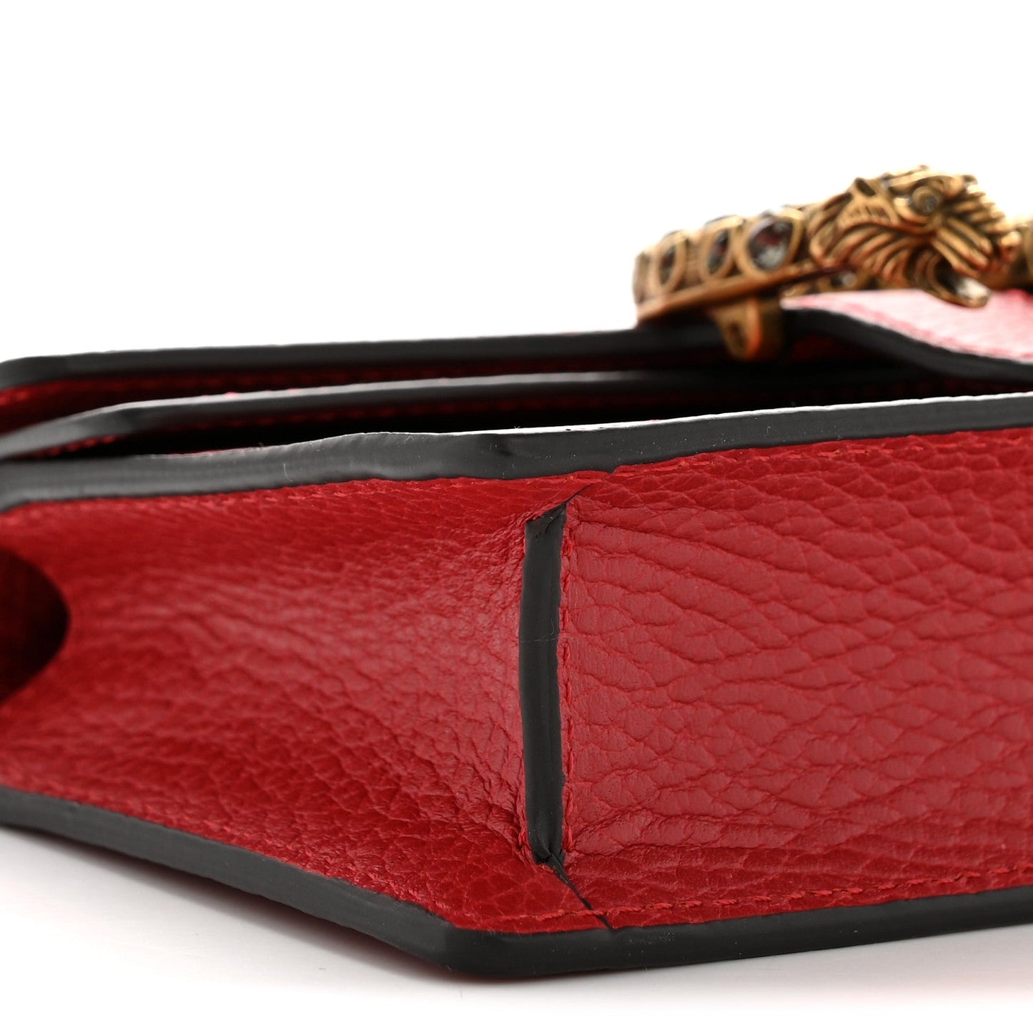 Calfskin Super Mini Dionysus Shoulder Bag Hibiscus Red