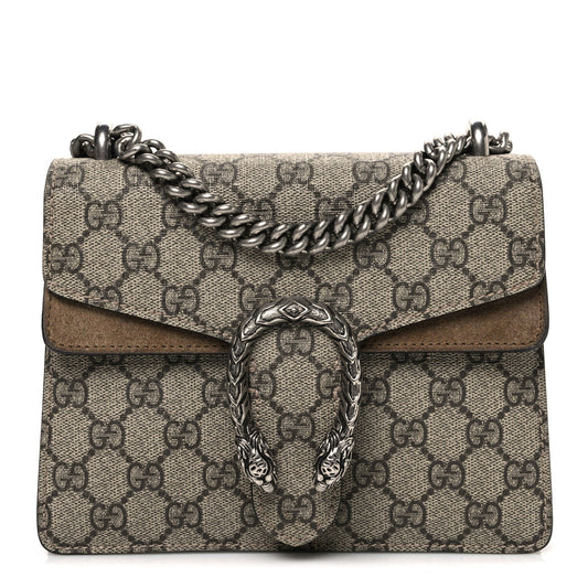 GG Supreme Monogram Mini Dionysus Shoulder Bag Taupe