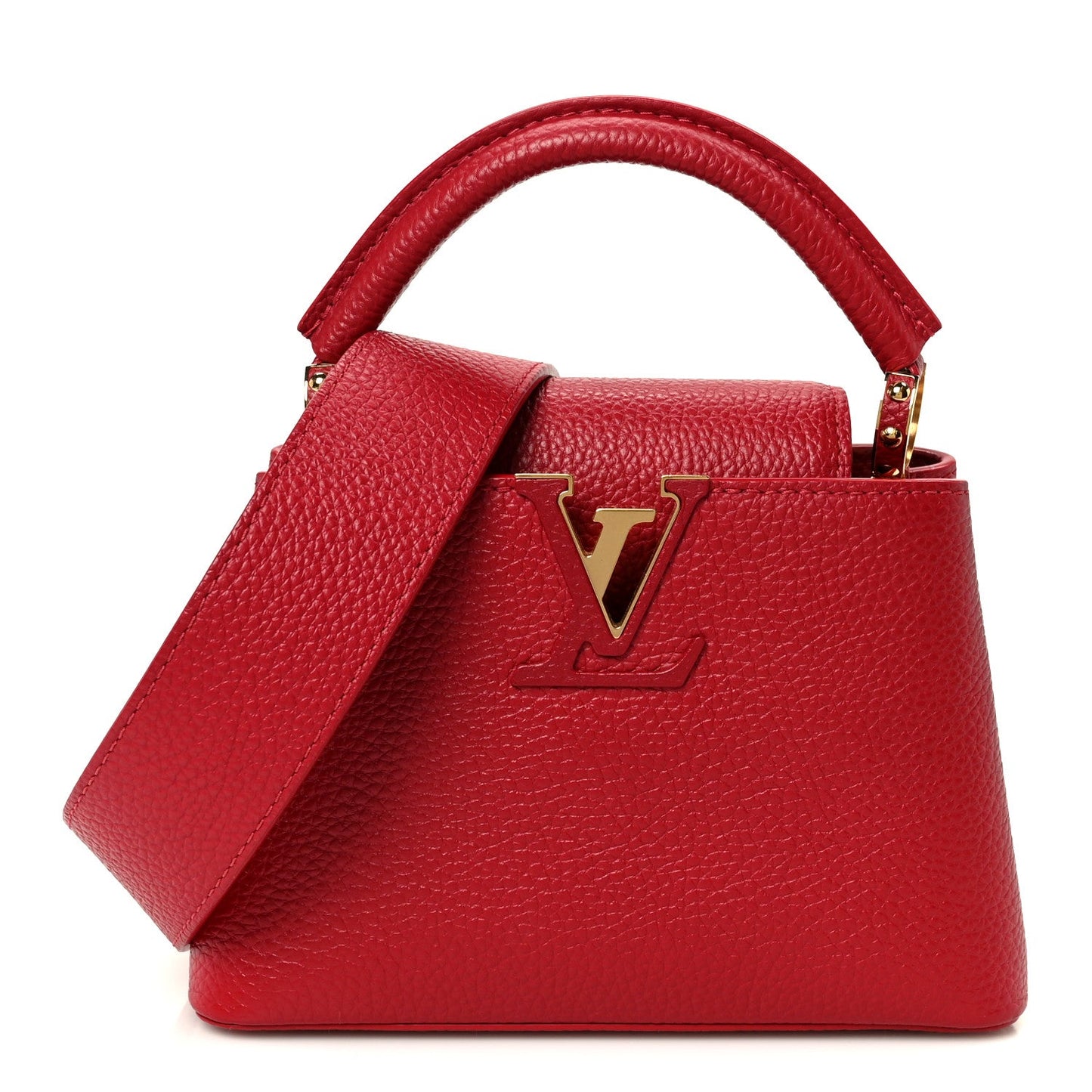 Taurillon Mini Capucines Scarlet