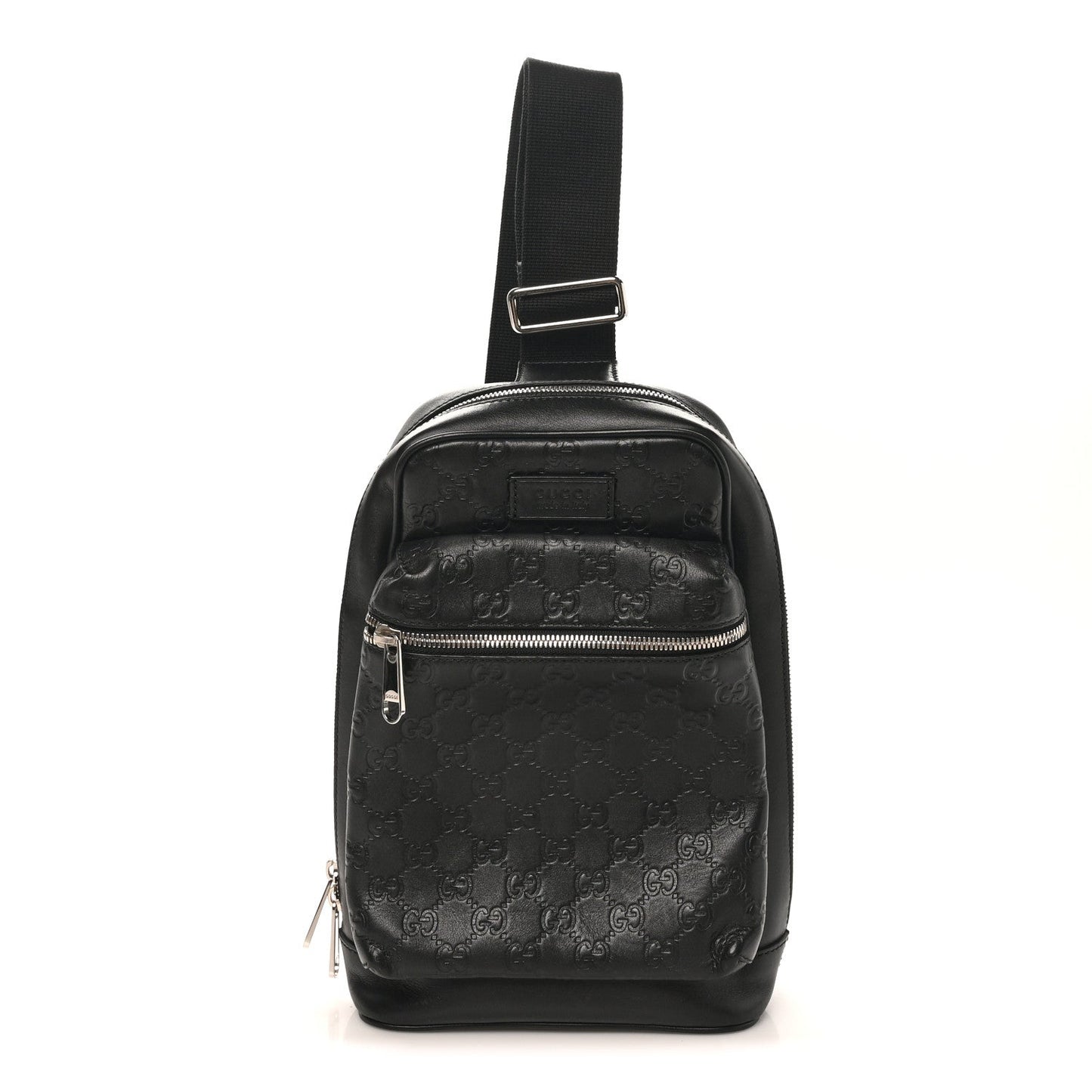 Guccissima Sling Backpack Black