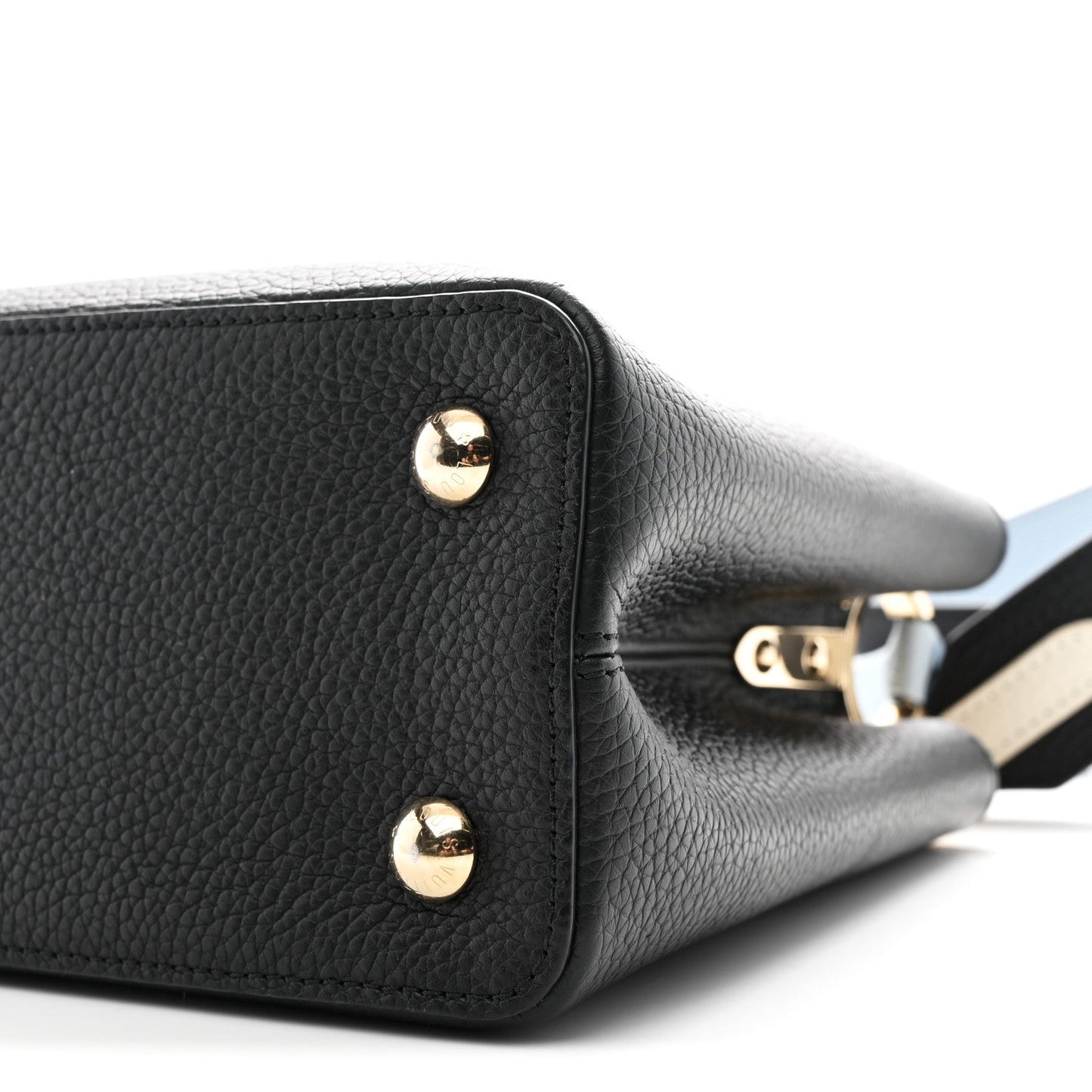Taurillon Capucines MM Black Blue White