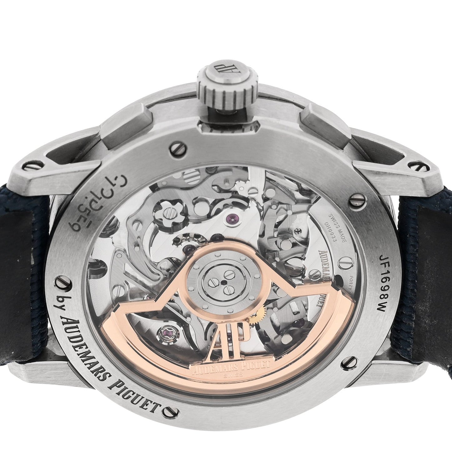 Stainless Steel Fabric 41mm Code 11.59 Automatic Watch Blue 26393ST.OO.A348KB.01