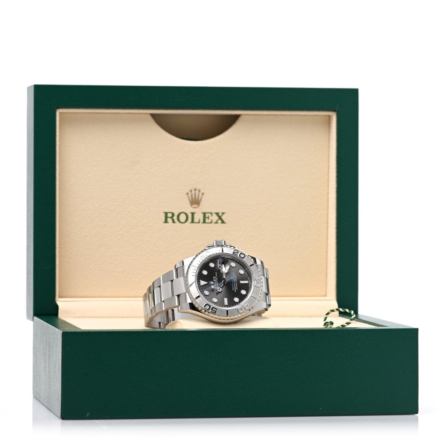 Stainless Steel Platinum 40mm Oyster Perpetual Date Yacht-Master Watch Slate 126622