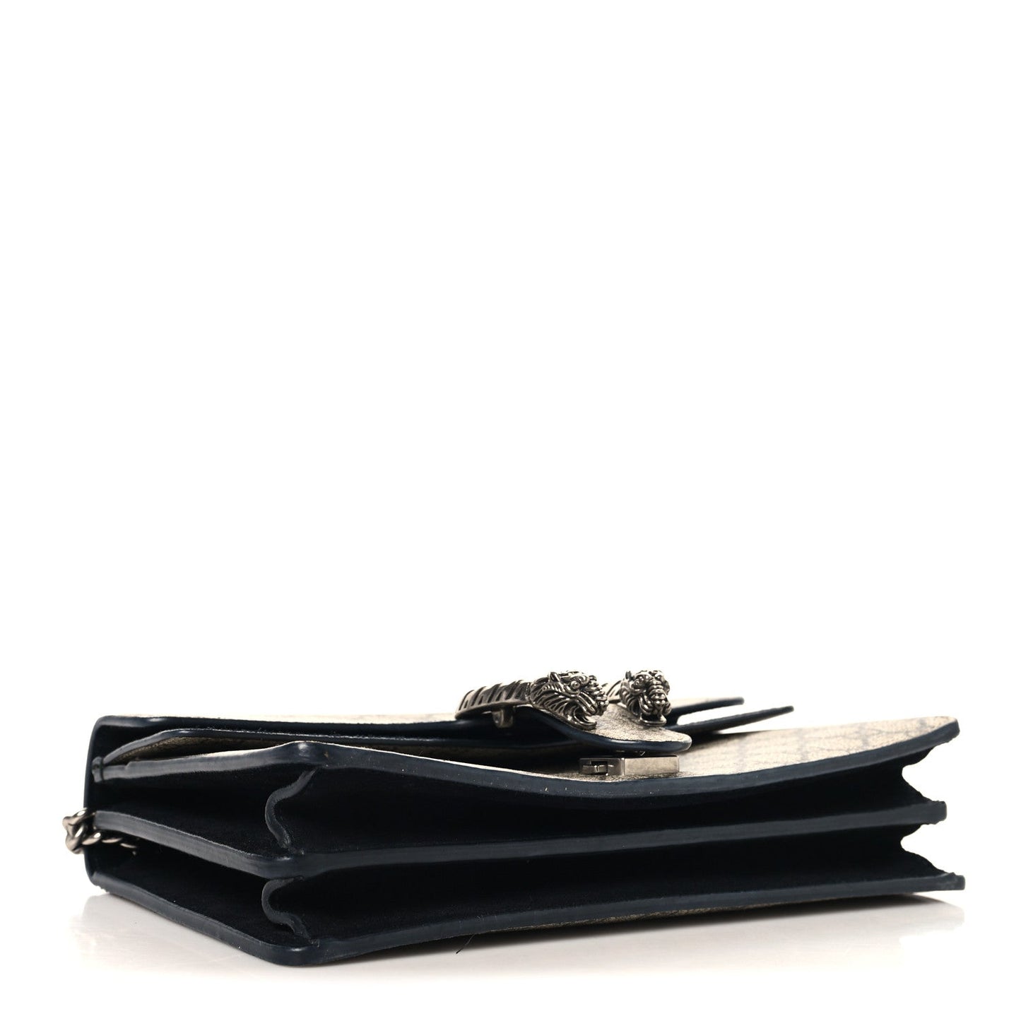 GG Supreme Monogram Small Dionysus Shoulder Bag Black