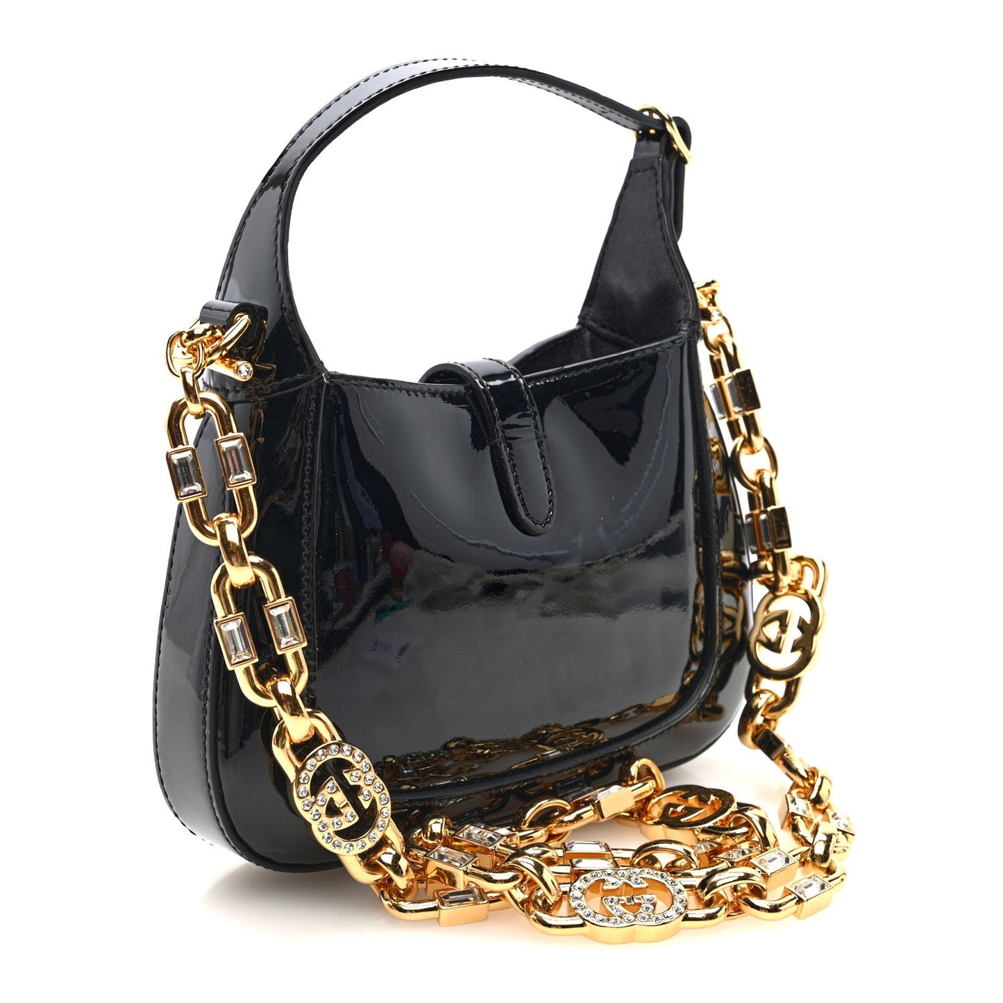 Patent Mini Jackie 1961 Crystal Hobo Black