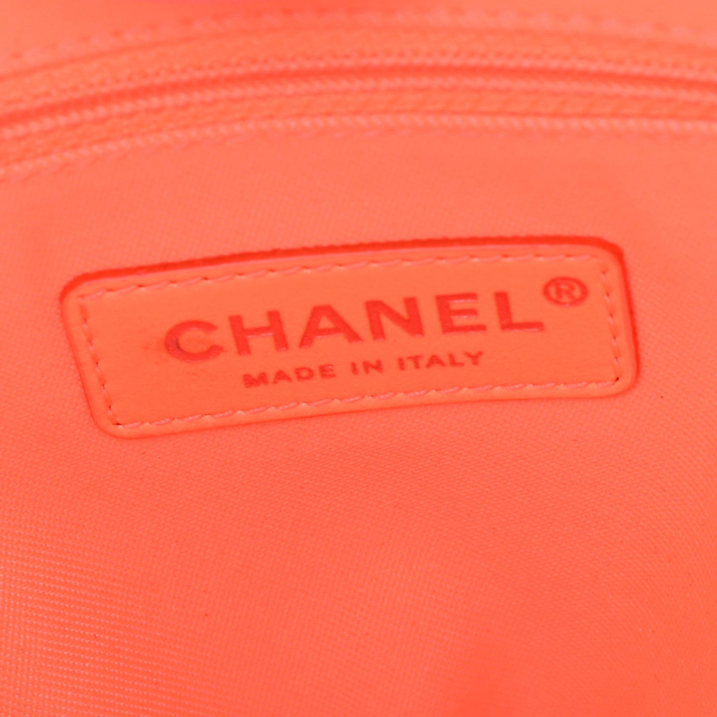 Canvas Mini Deauville Tote Pink Orange