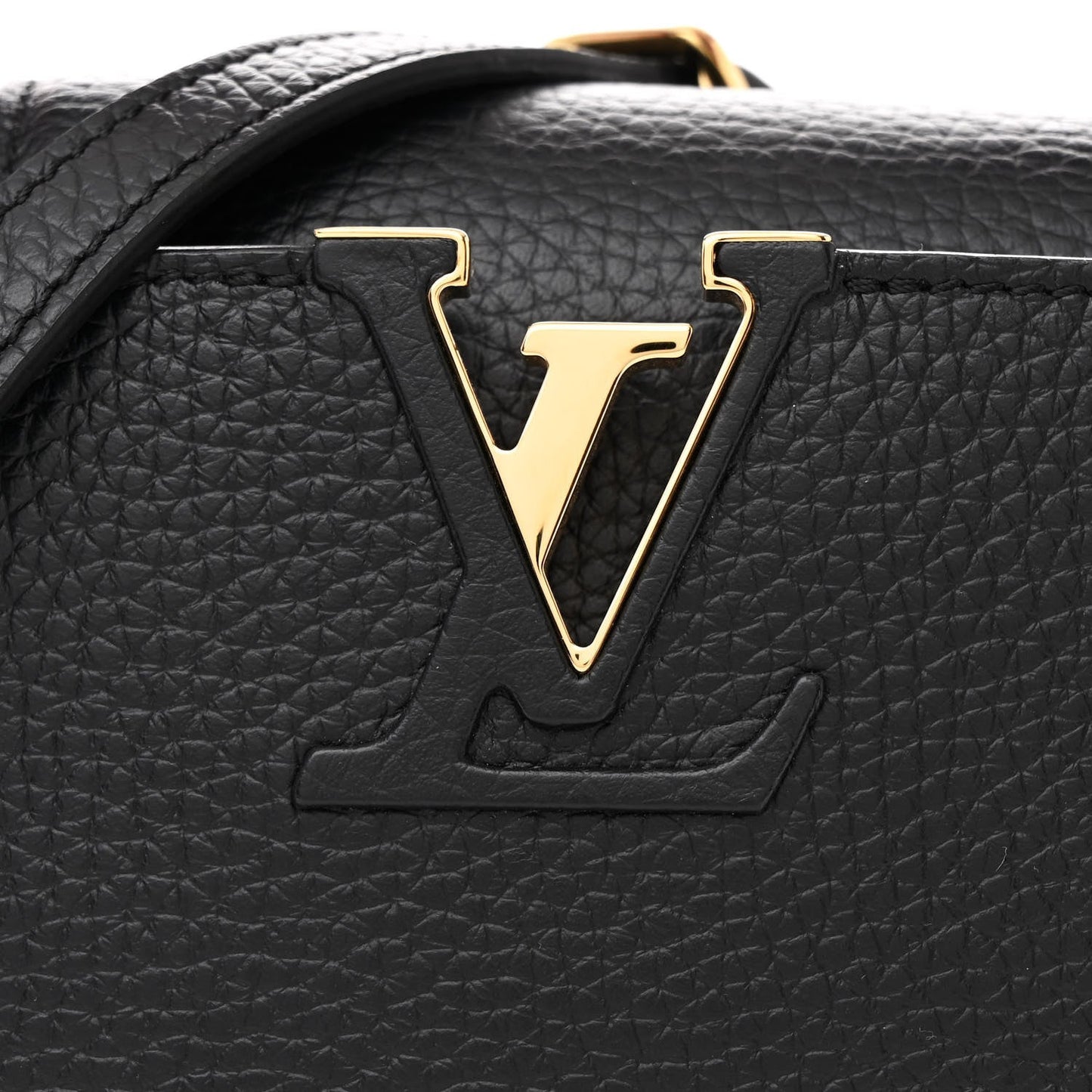 Taurillon Braided Capucines Mini Black