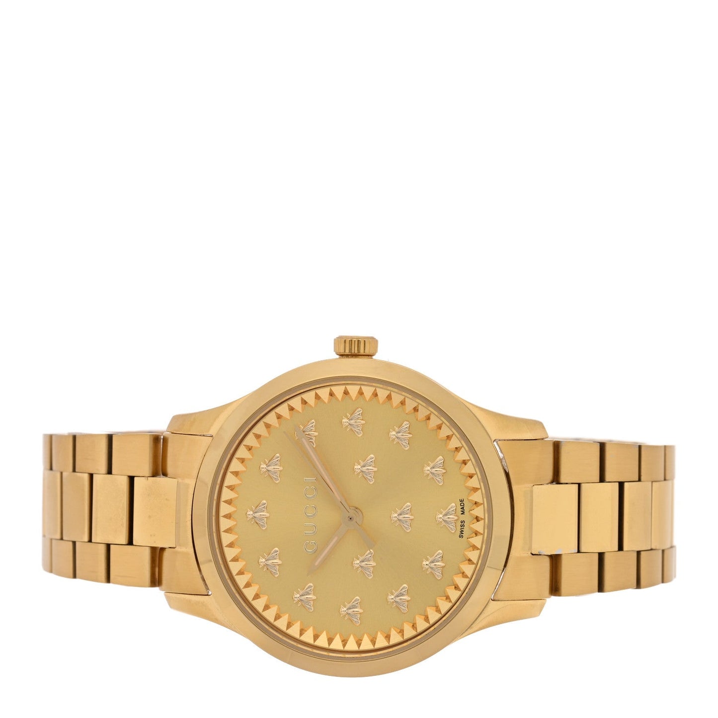 Stainless Steel 32mm G-Timeless Bee Quartz Watch Gold