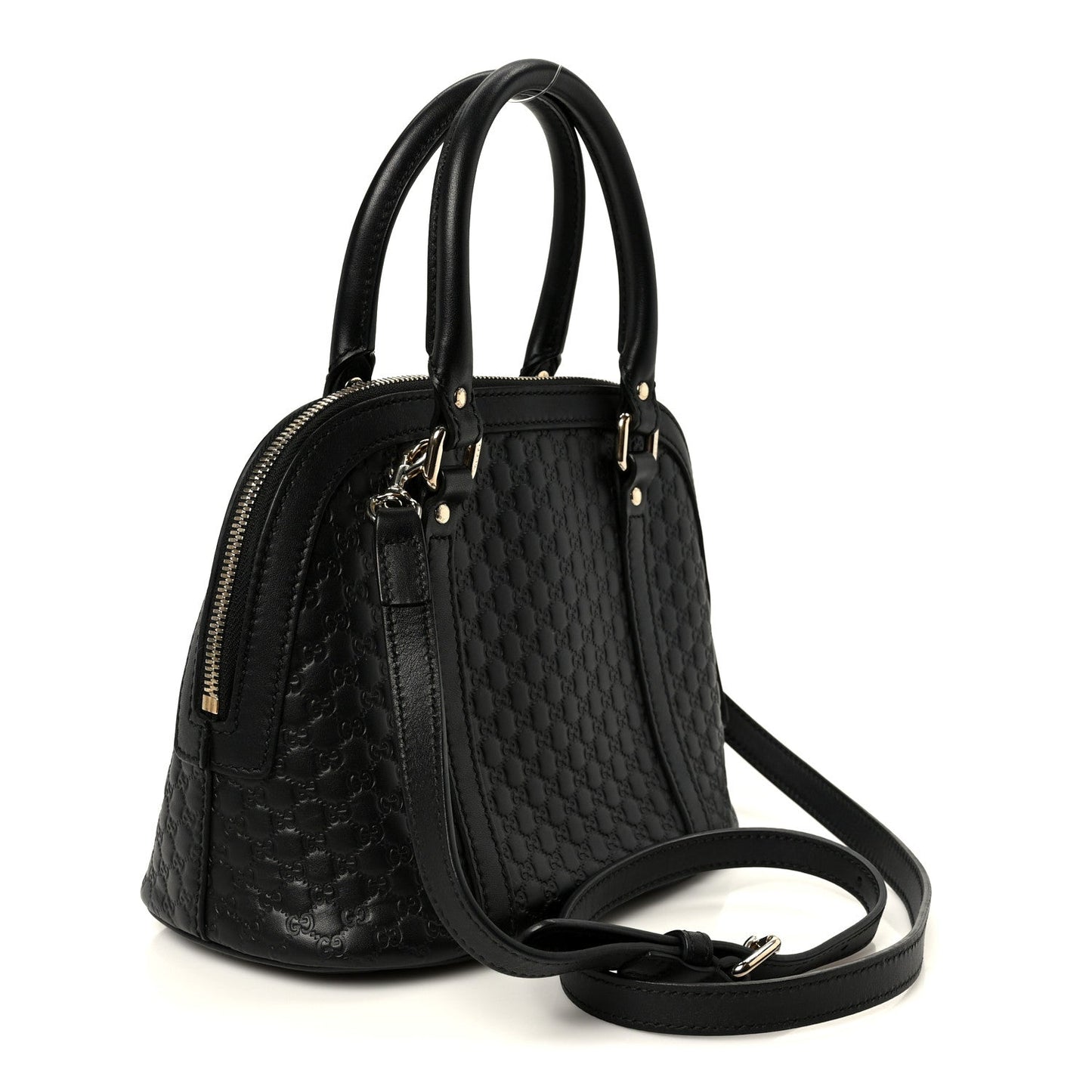 Microguccissima Mini Dome Bag Black