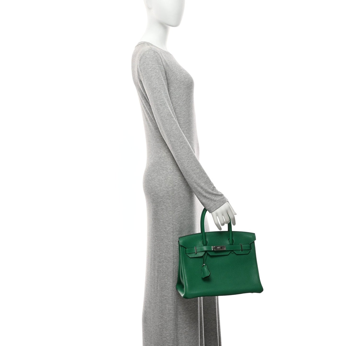 Togo Verso Birkin 30 Vert Vertigo Vert Fonce