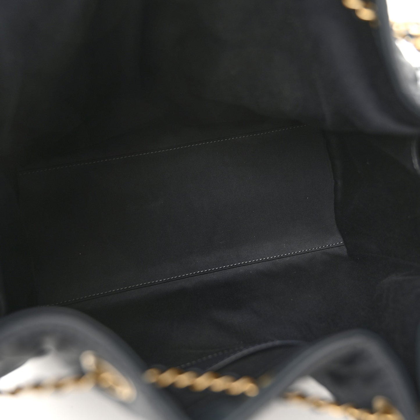 Canvas Quilted Medium Chanel 25 Handbag Dark Blue