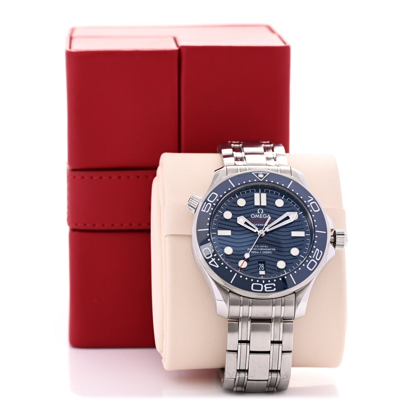 Stainless Steel 42mm Seamaster Diver 300M Automatic Watch Blue 210.30.42.20.03.001
