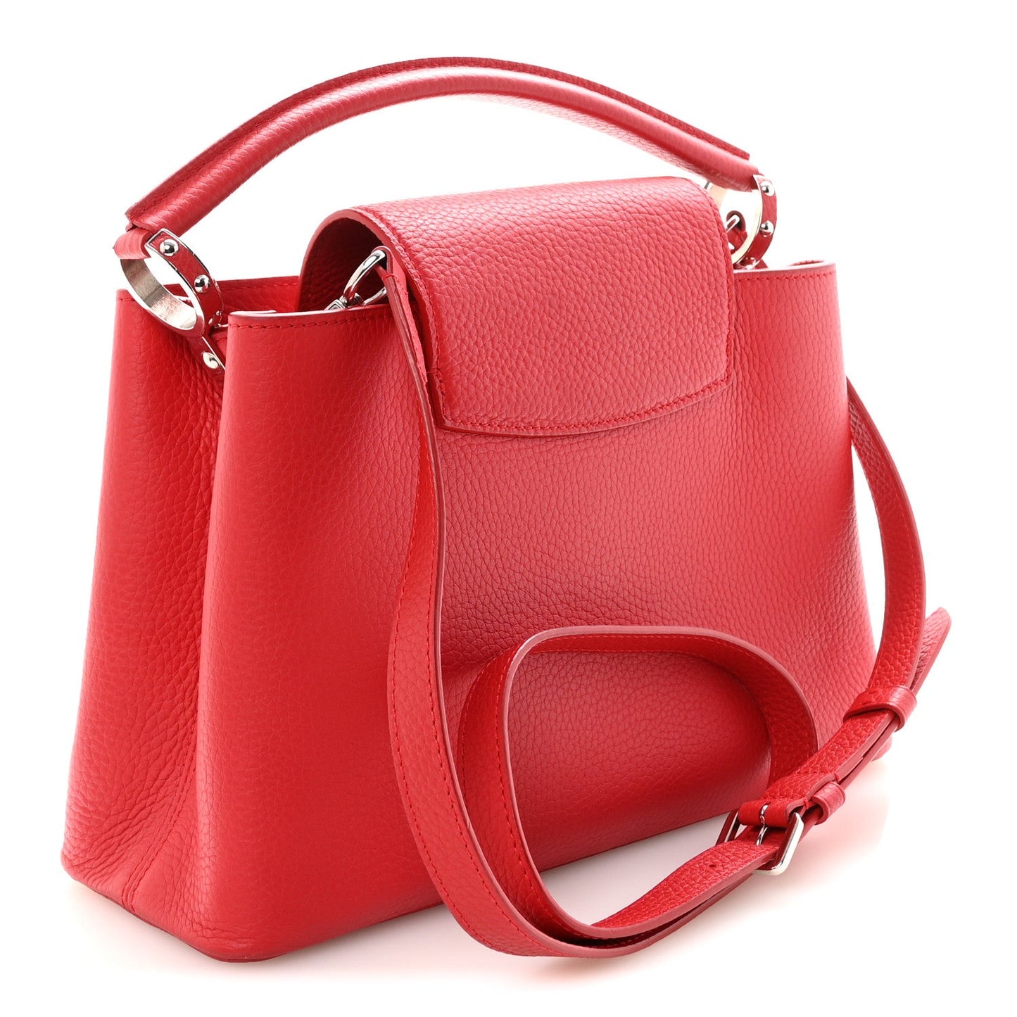 Taurillon Capucines PM Rubis