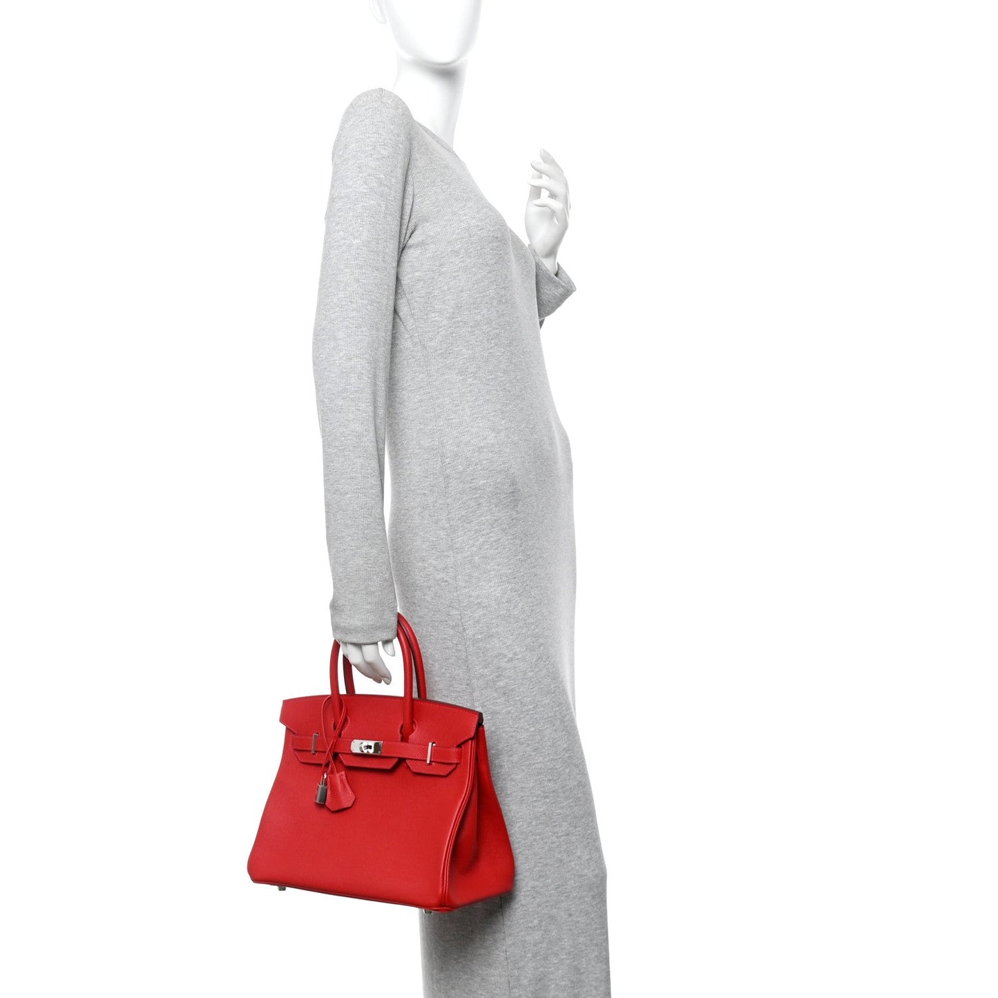 Epsom BIRKIN 30 Rouge Casaque