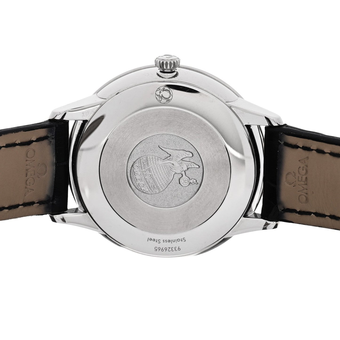 Stainless Steel Alligator 30mm De Ville Prestige Quartz Watch Silver 434.10.30.60.06.001