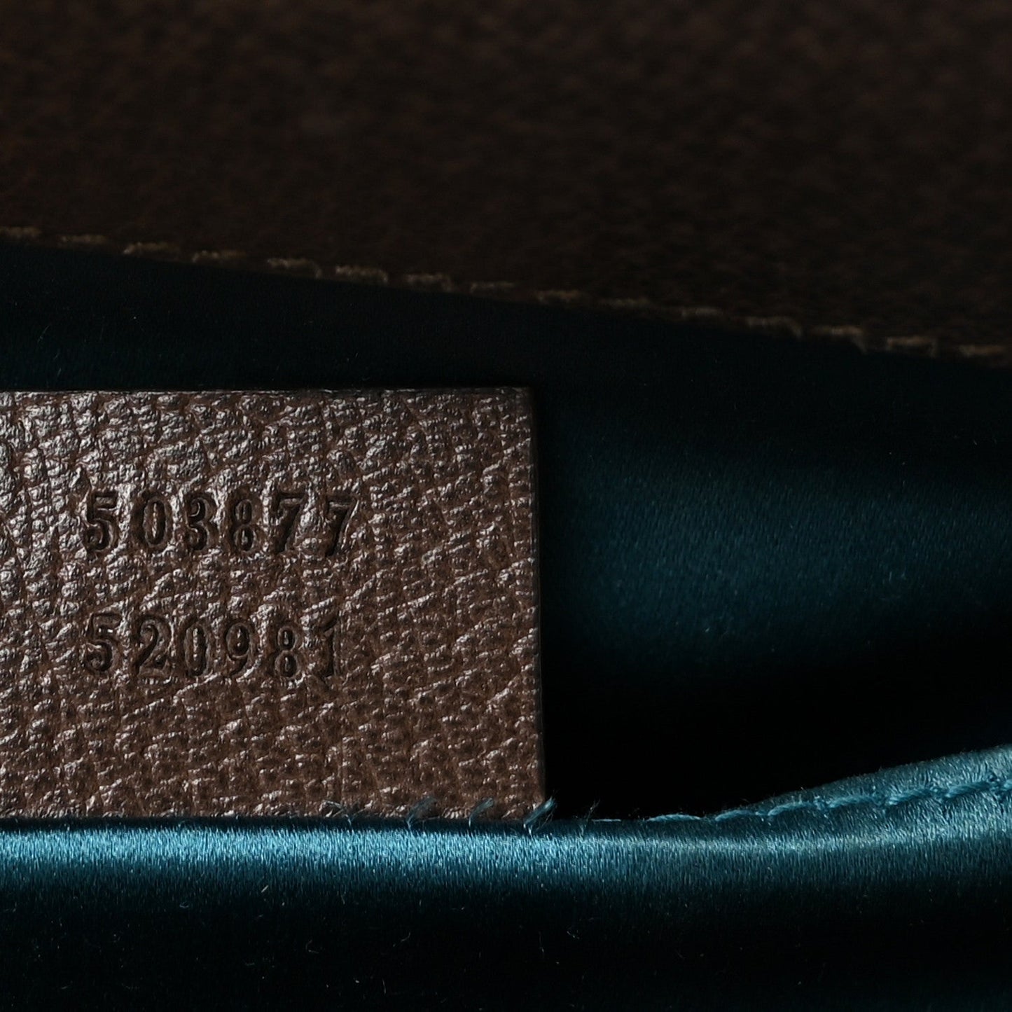 GG Supreme Monogram Web Small Ophidia Chain Shoulder Bag Brown