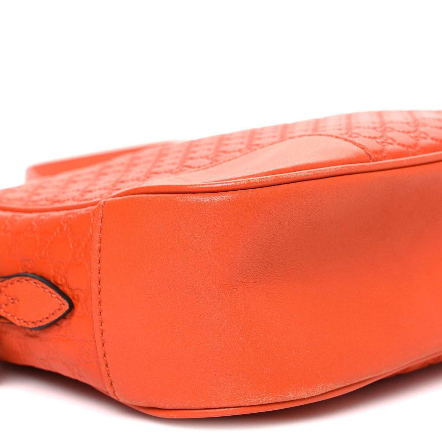 Soft Microguccissima Mini Bree Messenger Bag Sun Orange