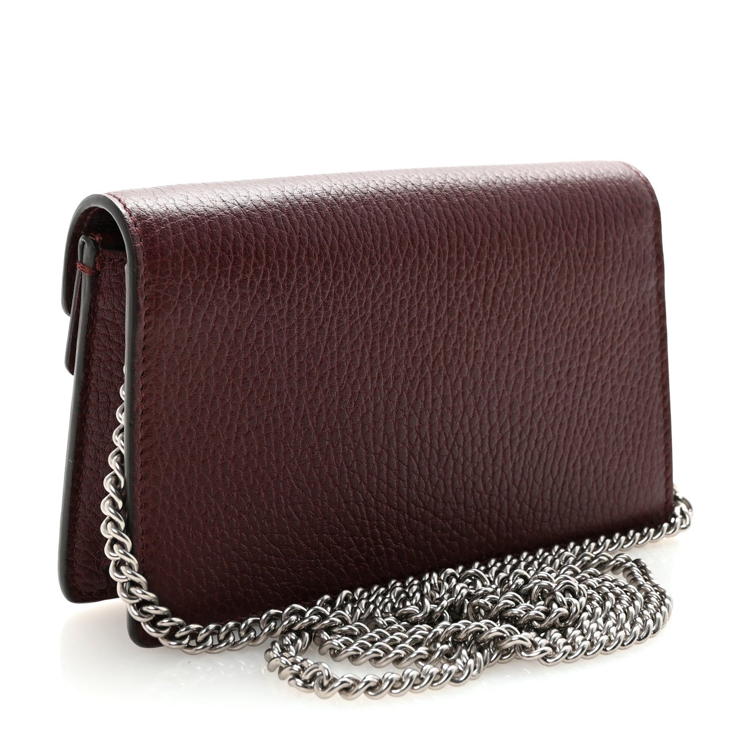 Dollar Calfskin Crystal Super Mini Dionysus Shoulder Bag Vintage Bordeaux Black Diamond