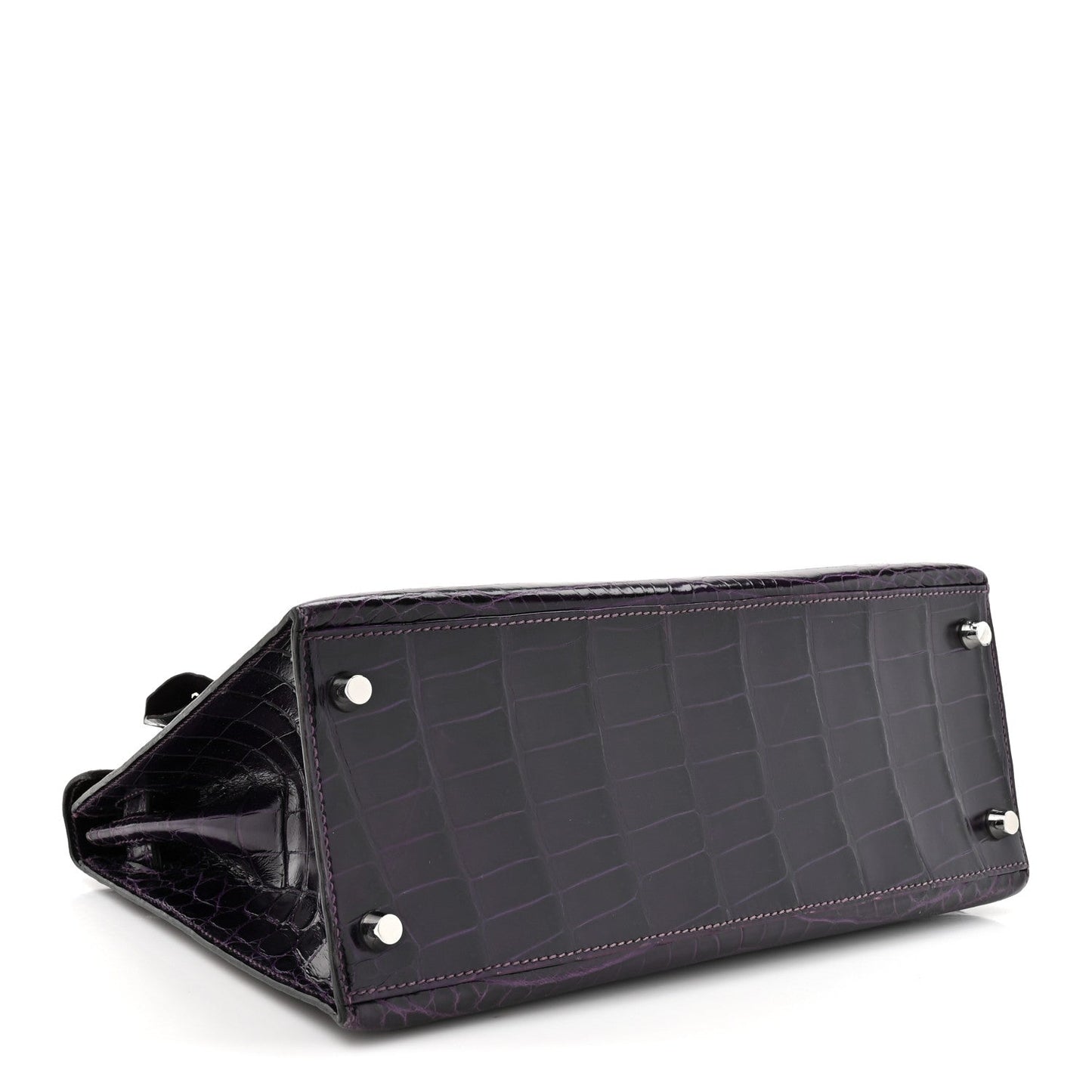 Shiny Niloticus Crocodile Kelly Sellier 28 Amethyst