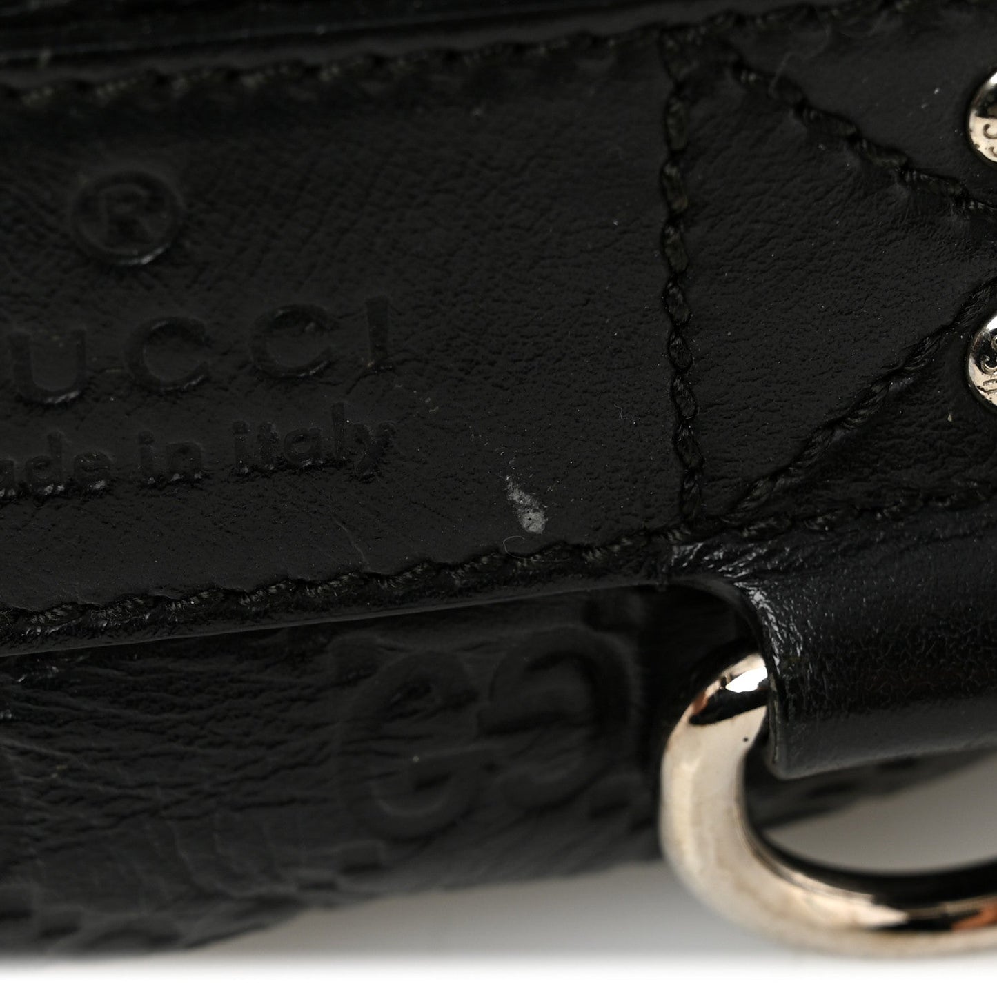 Guccissima Web Belt Bag Black