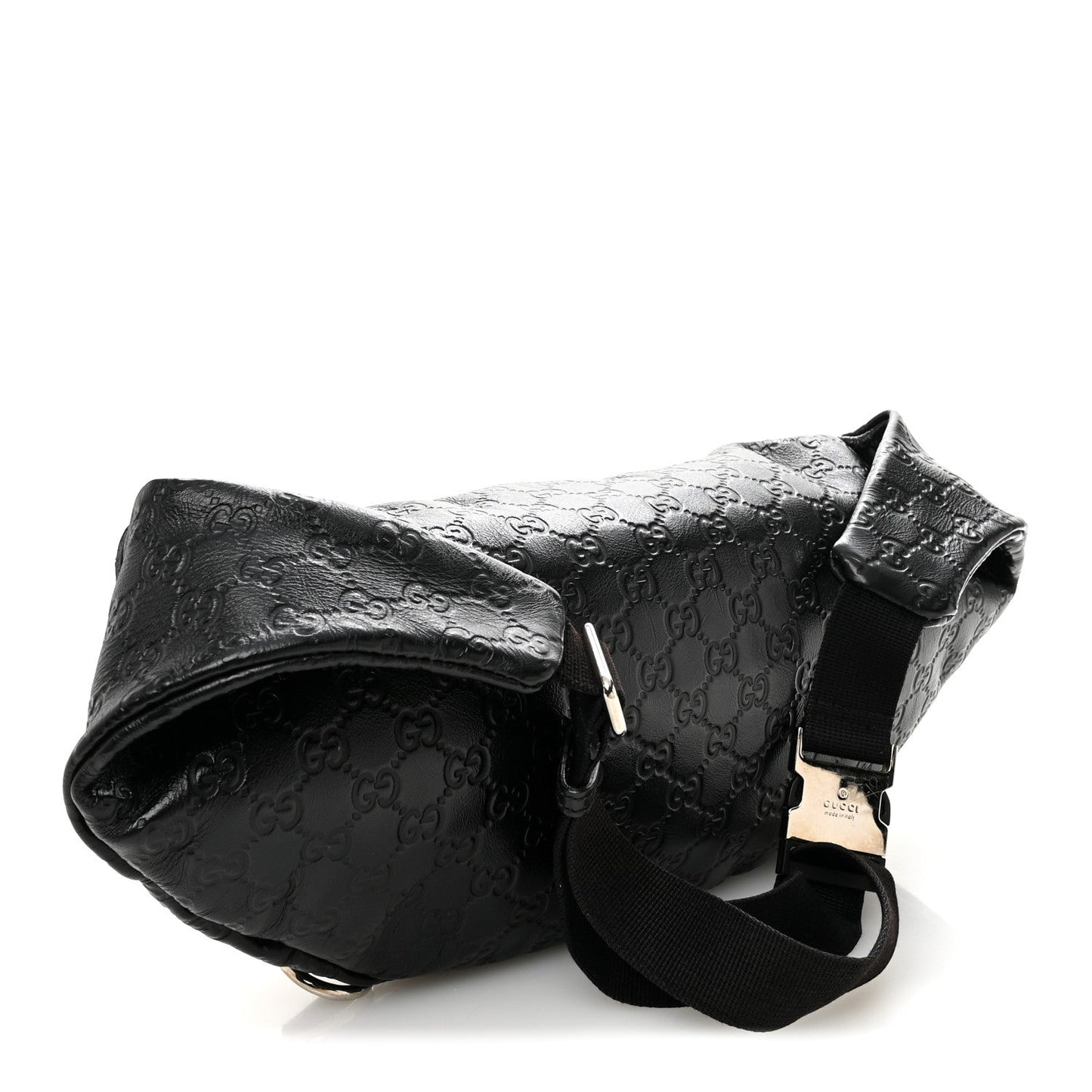 Guccissima Web Belt Bag Black