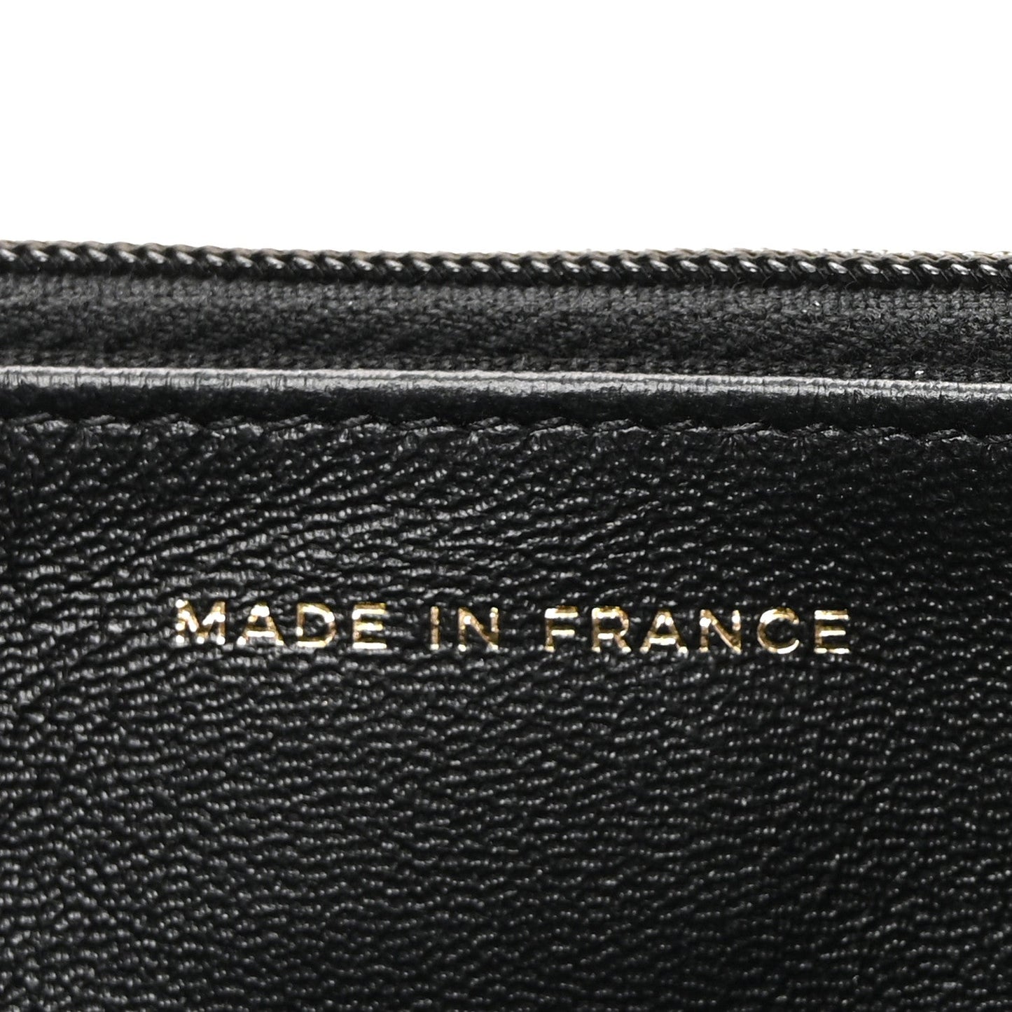 Lambskin Quilted Top Handle Trendy CC Wallet On Chain WOC Black