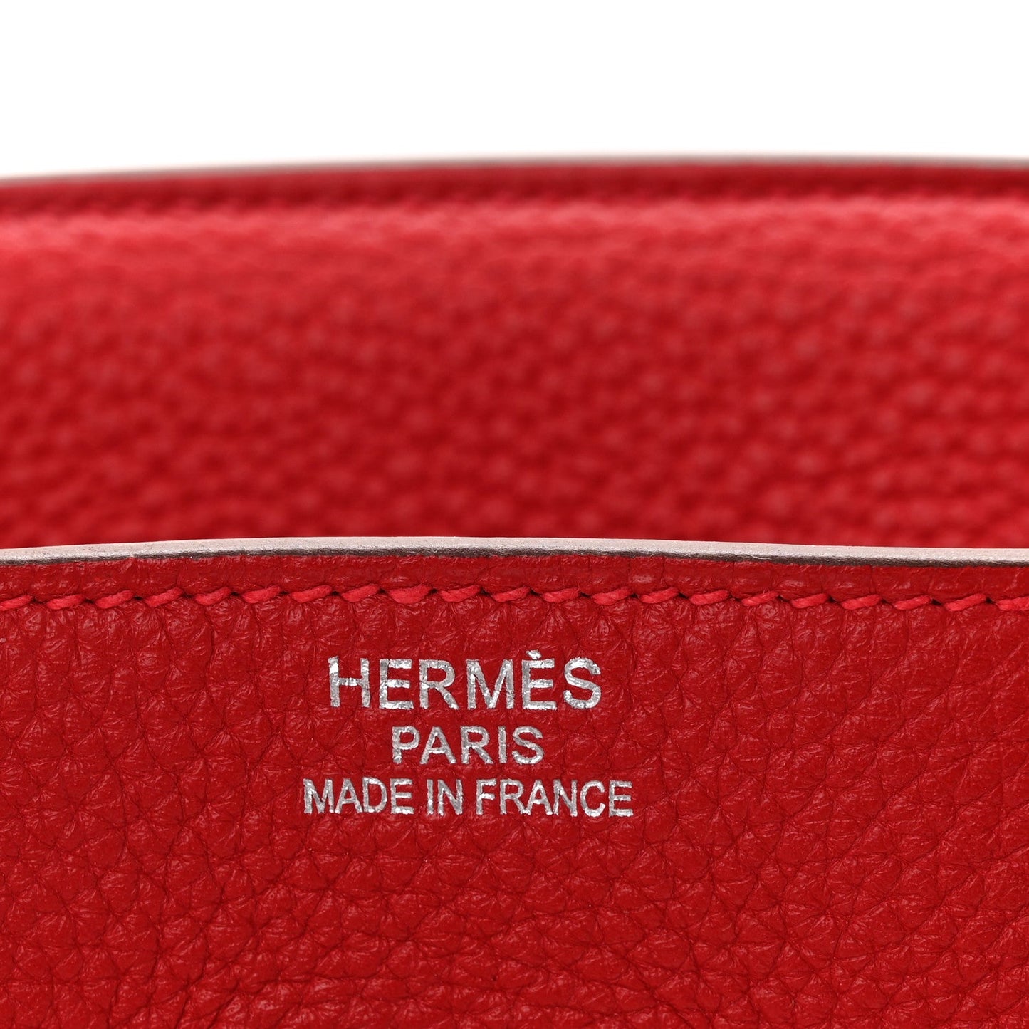 Togo Birkin 35 Rouge Casaque