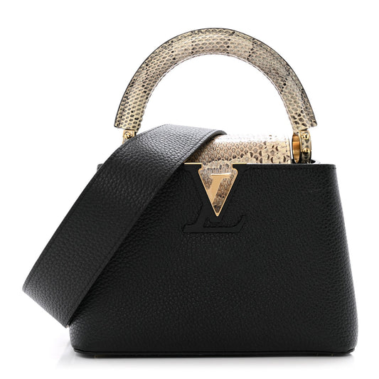 Taurillon Ayers Mini Capucines  Black