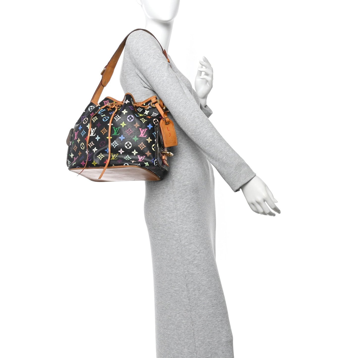 Monogram Multicolor Petit Noe Black