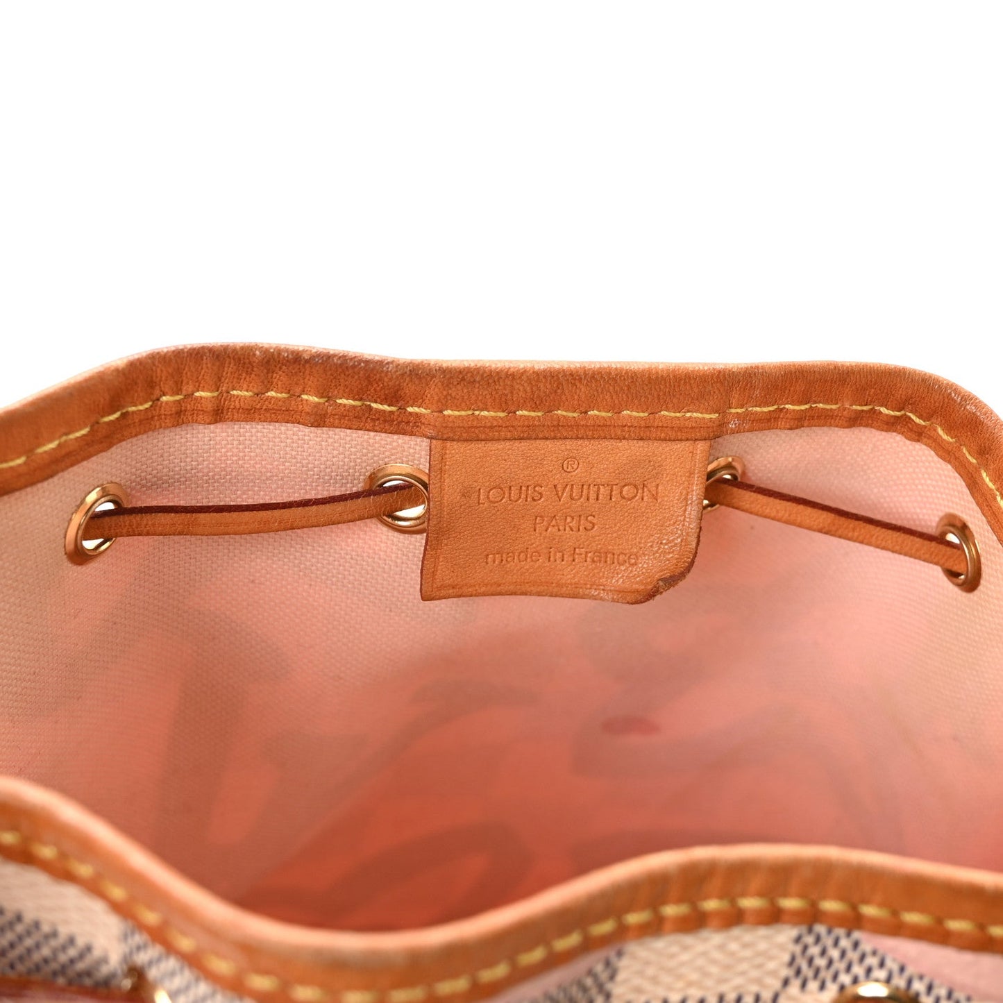 Damier Azur Tahitienne Nano Noe Rose Ballerine