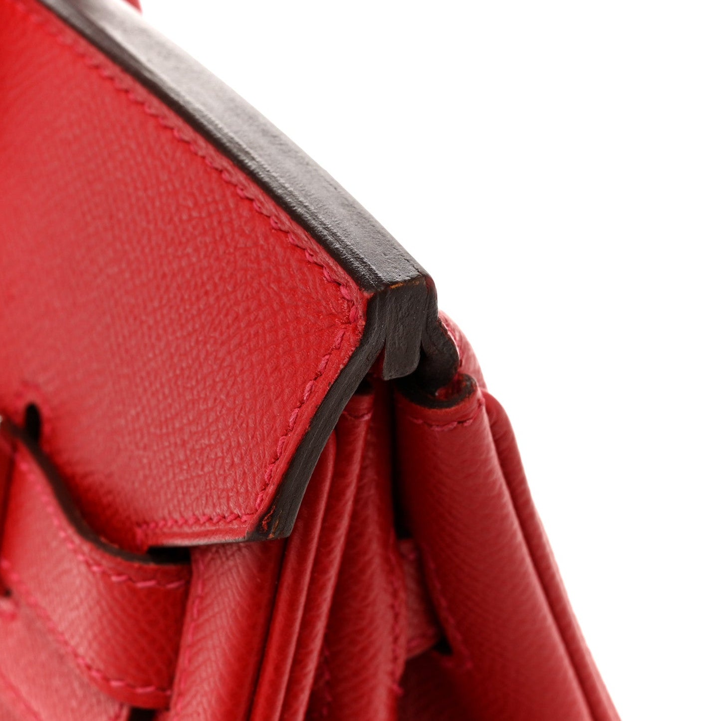 Epsom Birkin 30 Rouge Casaque