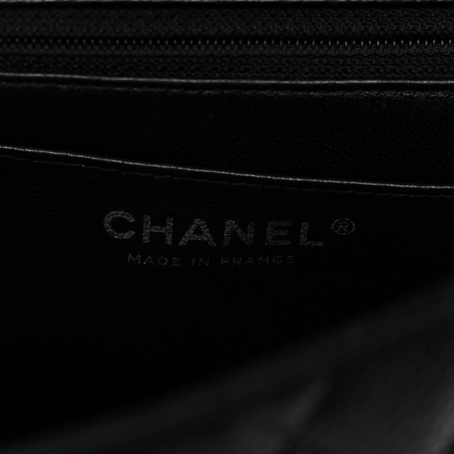 Caviar Quilted Mini Square Flap Black