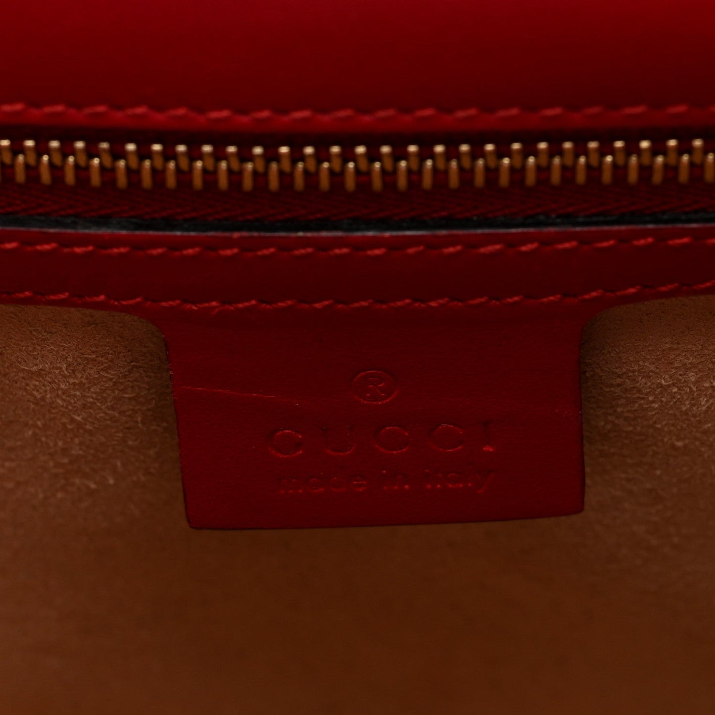 Guccissima Medium Padlock Shoulder Bag Hibiscus Red