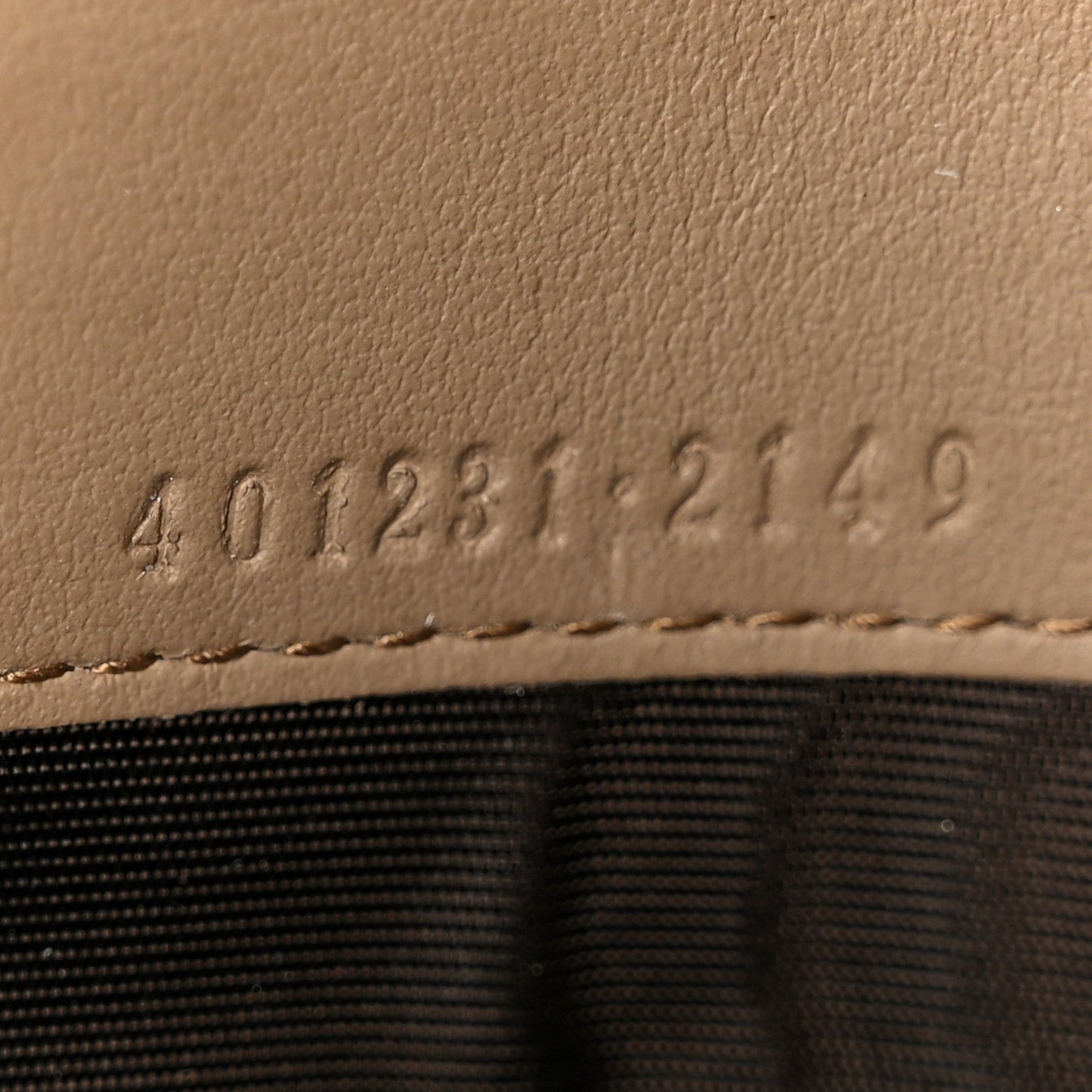 GG Supreme Monogram Mini Dionysus Chain Wallet Beige Taupe