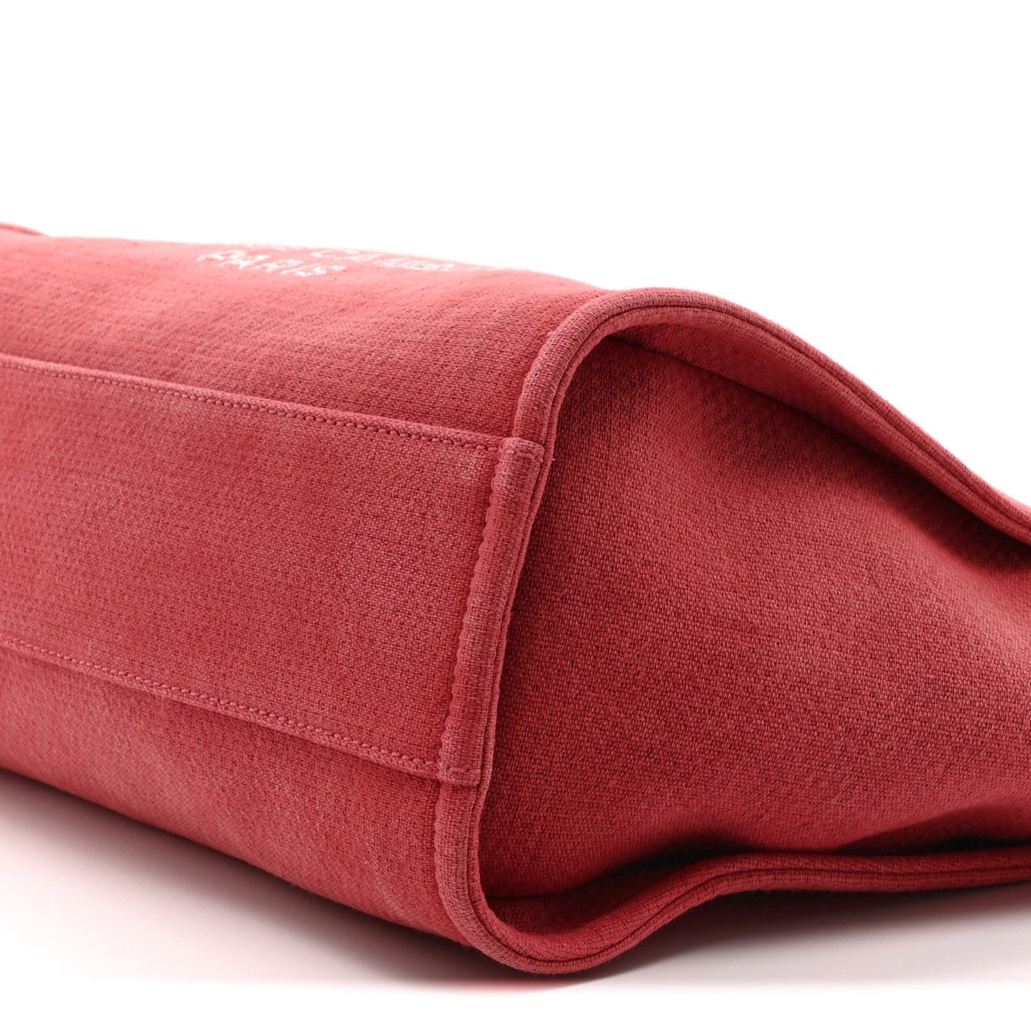 Canvas Small Deauville Tote Red