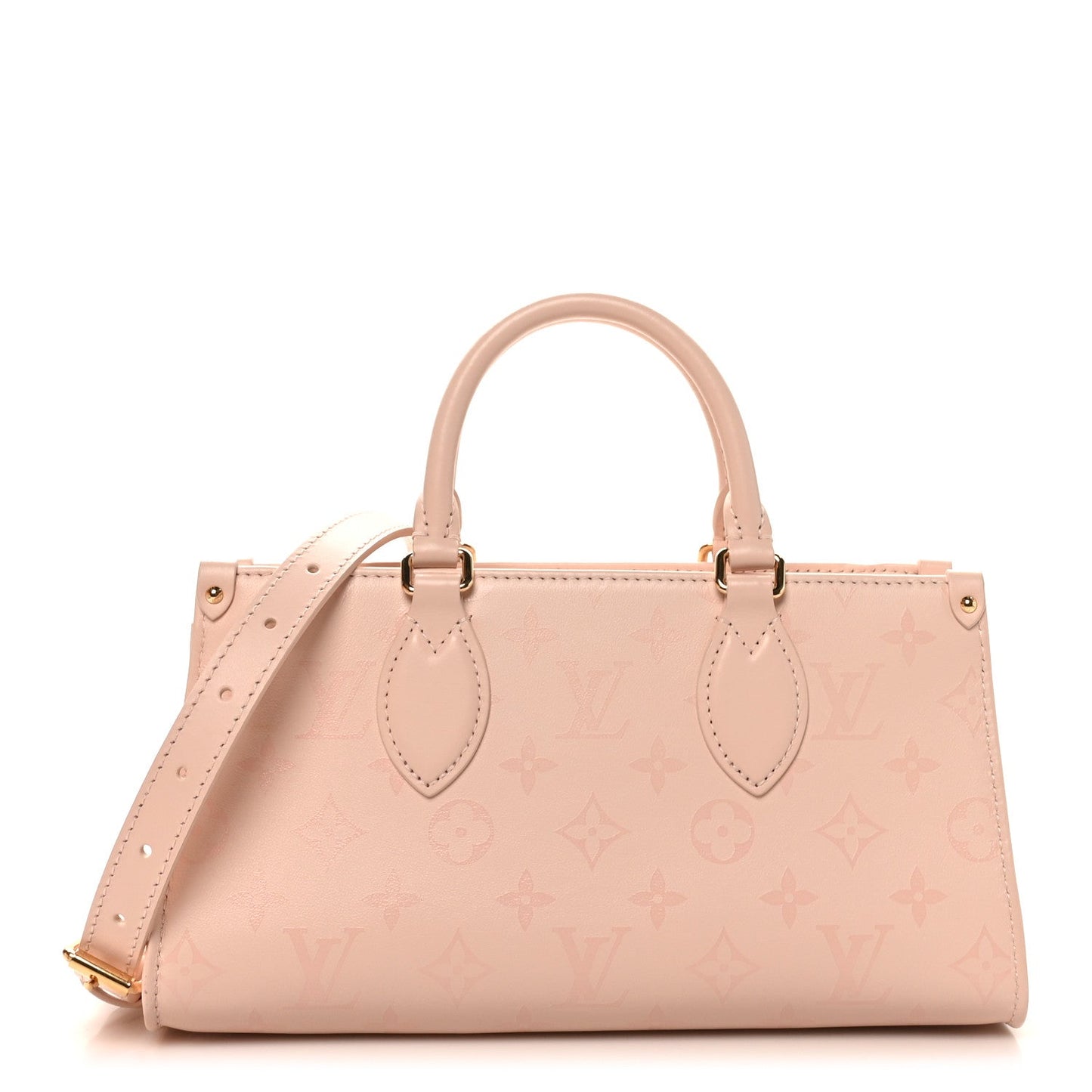 Calfskin OnTheGo East West Pearl Pink