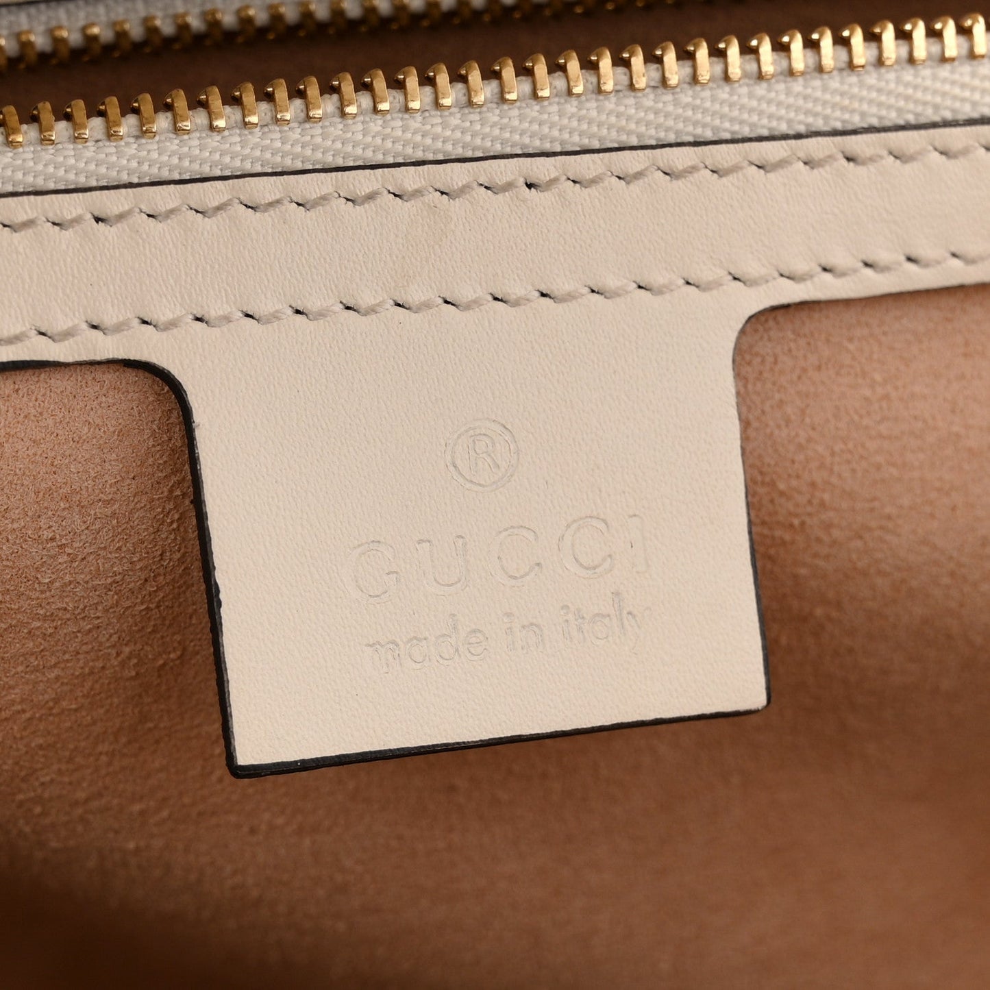 Guccissima Medium Padlock Shoulder Bag Black Mystic White