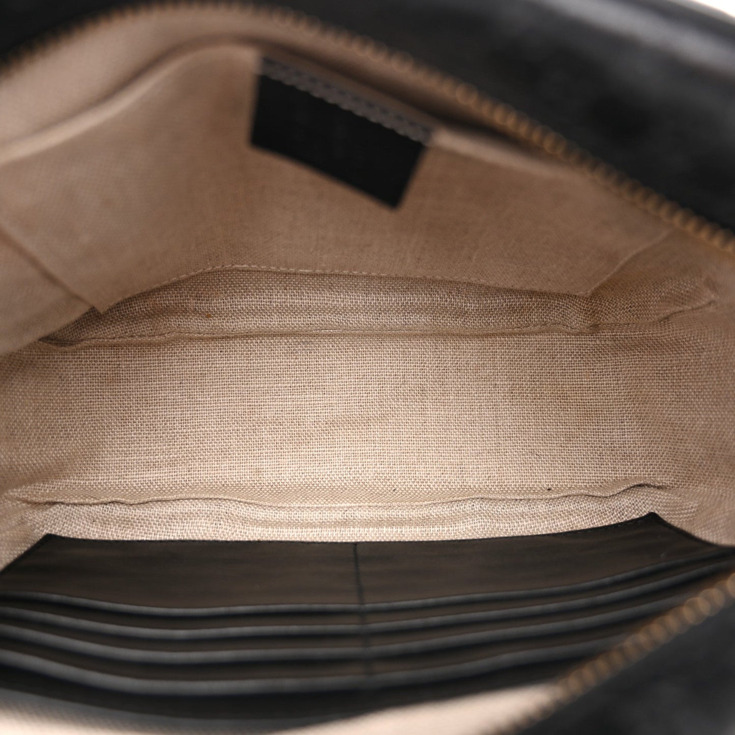Microguccissima Mini Bree Messenger Bag Black