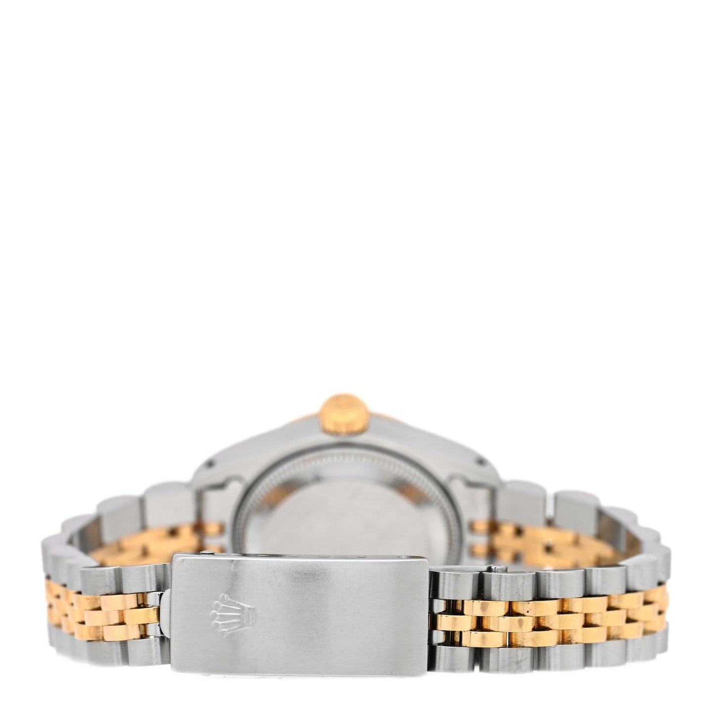 Stainless Steel 18K Yellow Gold 26mm Oyster Perpetual Datejust Watch Black 69173