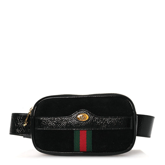 Suede Patent Ophidia Belted iPhone Case 85 34 Black