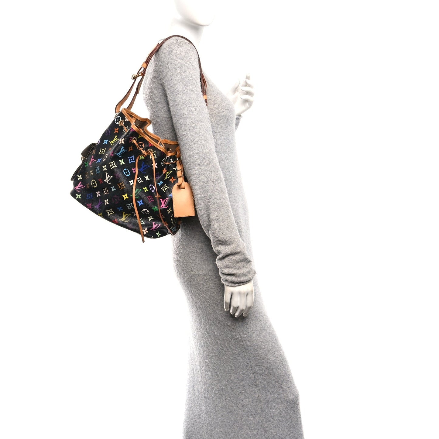 Monogram Multicolor Petit Noe Black