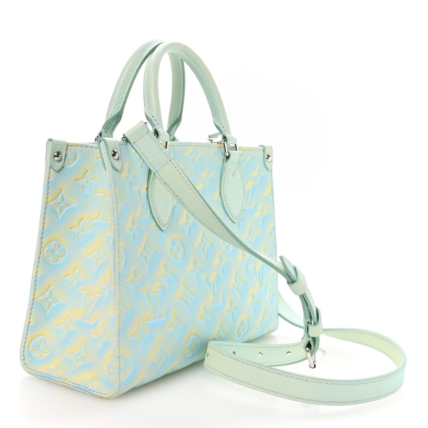 Empreinte Monogram Summer Stardust Onthego PM  Water Green