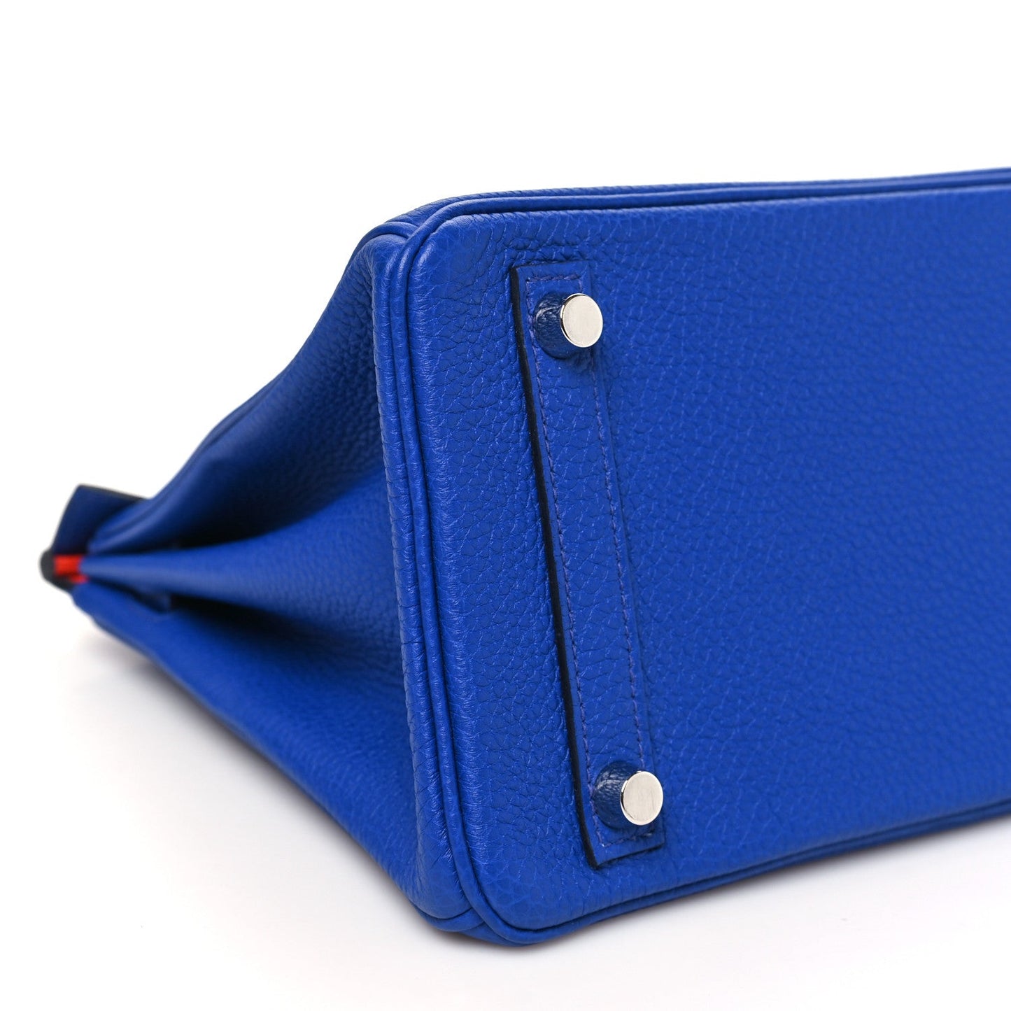 Togo Verso Birkin 25 Bleu Royal Capucine