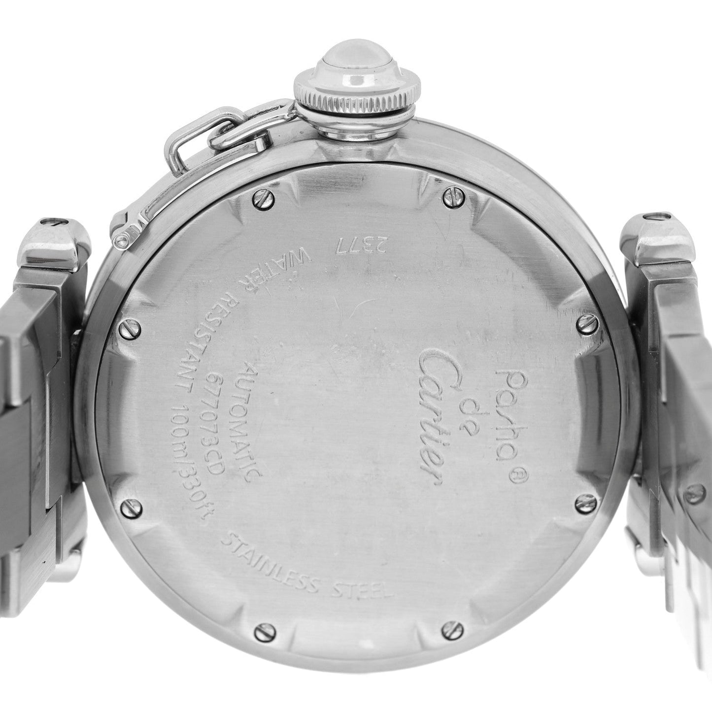 Stainless Steel 35mm Pasha GMT Automatic Watch