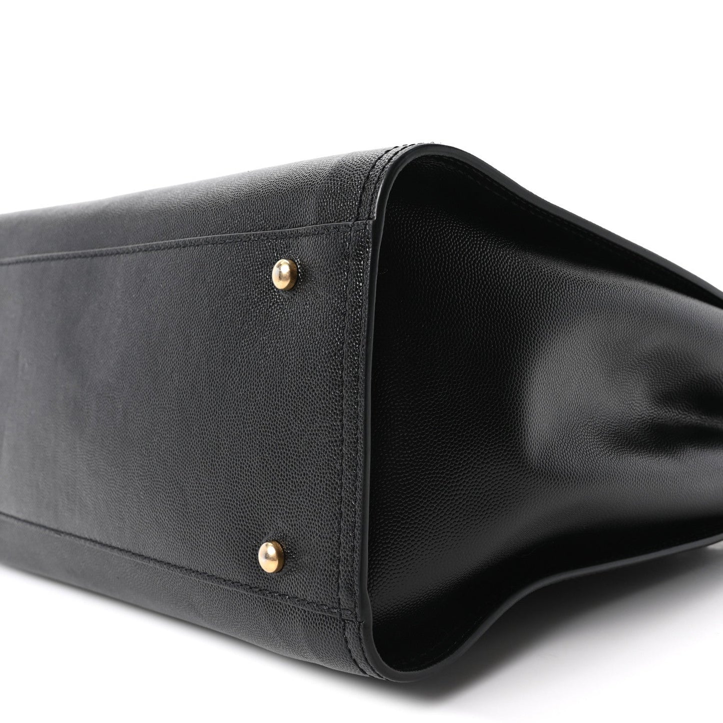 Caviar Small Studded Deauville Tote Black