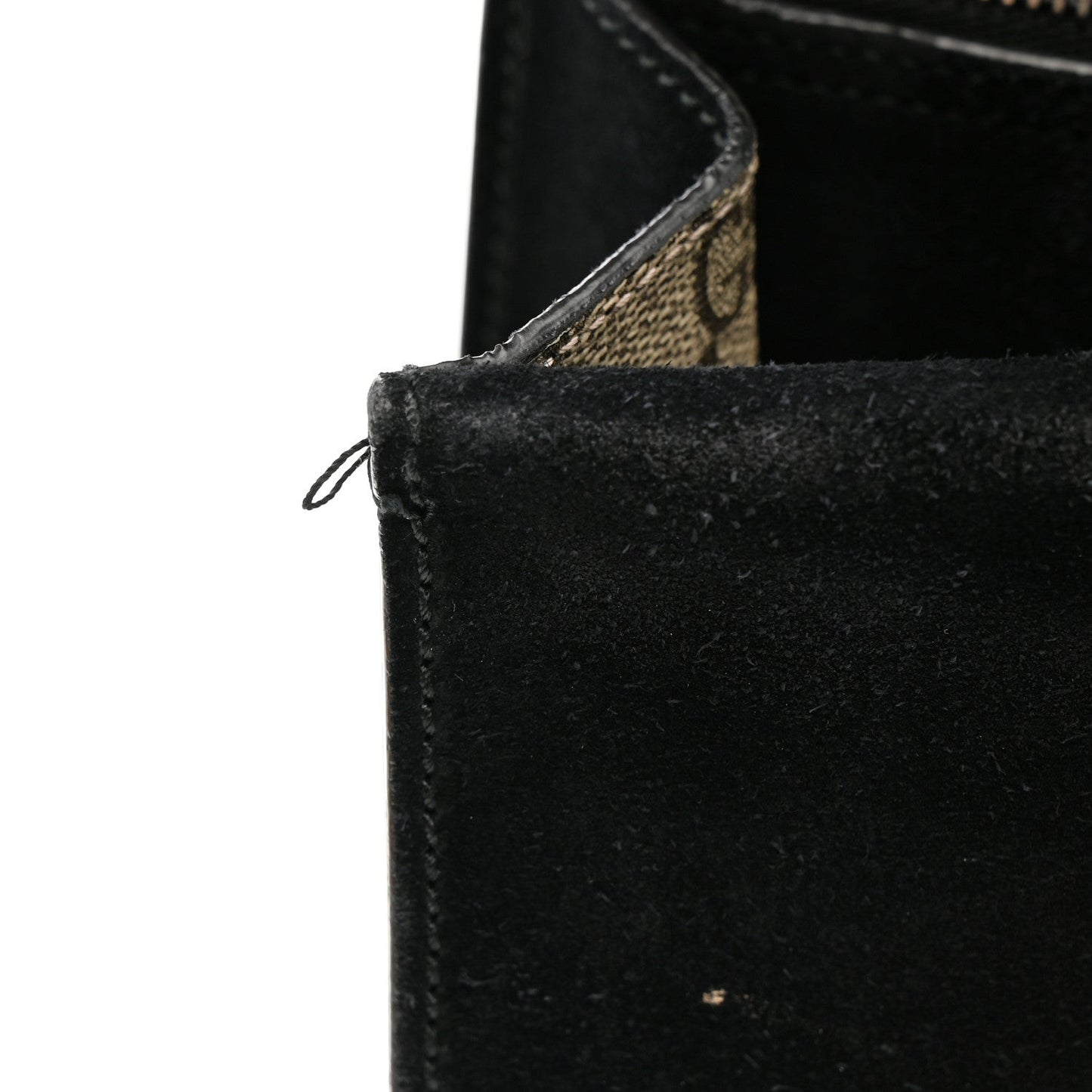 GG Supreme Monogram Medium Dionysus Shoulder Bag Black