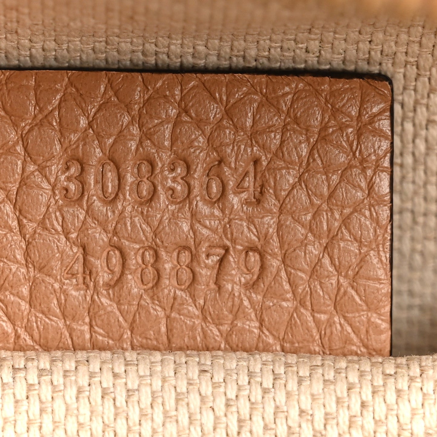 Pebbled Calfskin Small Soho Disco Bag Camelia