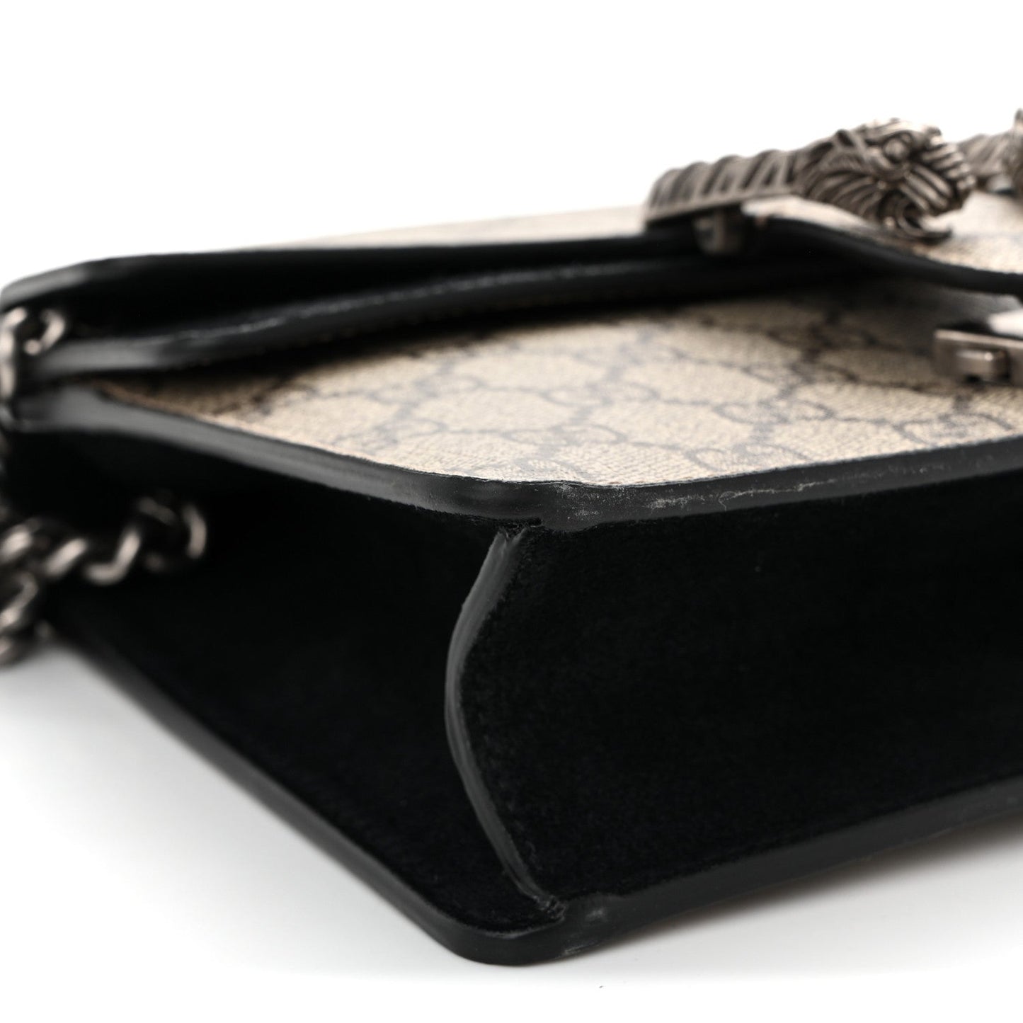 GG Supreme Monogram Mini Dionysus Shoulder Bag Black